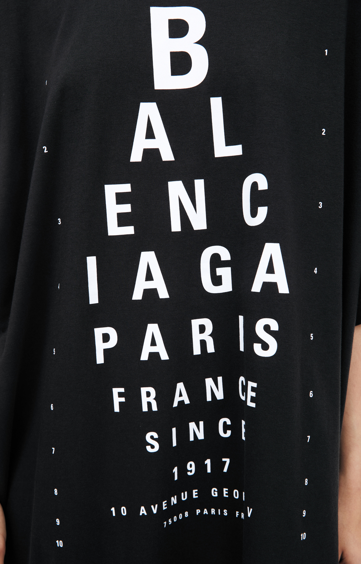 Balenciaga Dark grey logo t-shirt