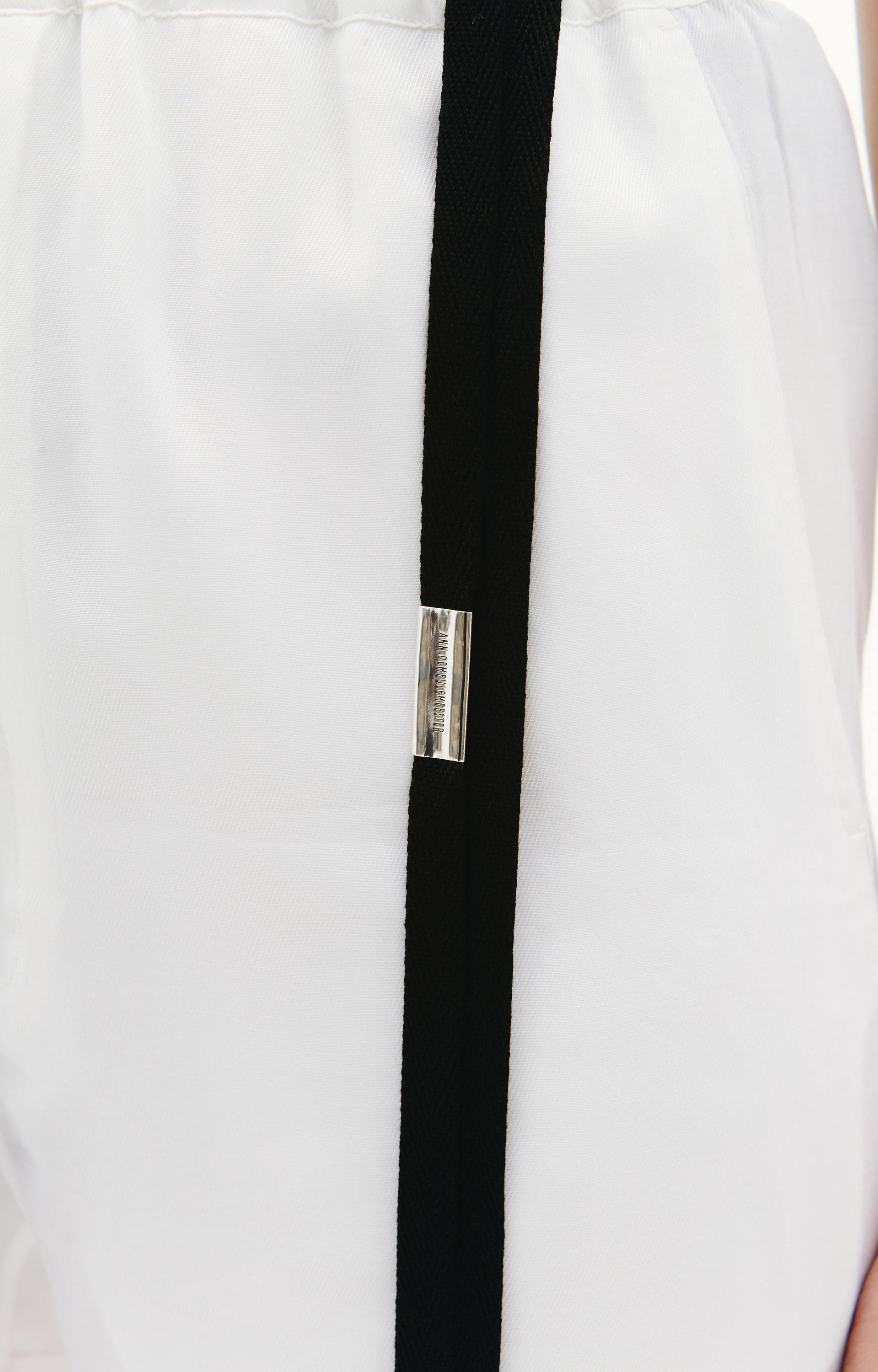 Ann Demeulemeester White Angela viscose shorts