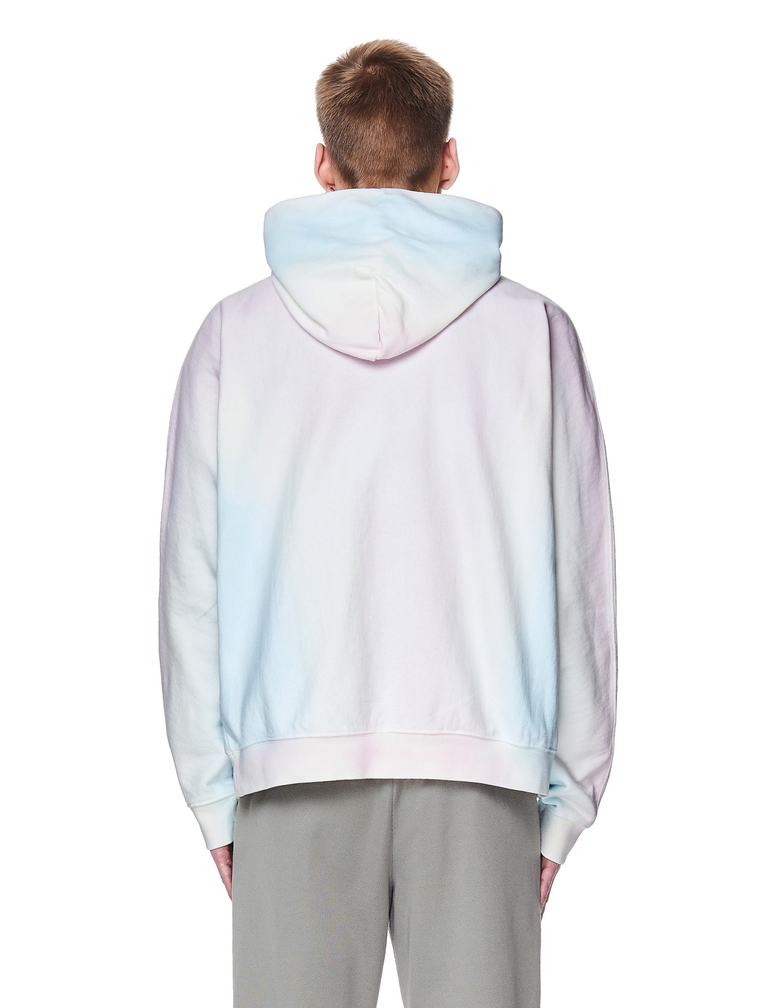Maison Margiela Хлопковое худи с принтом Tie-Dye