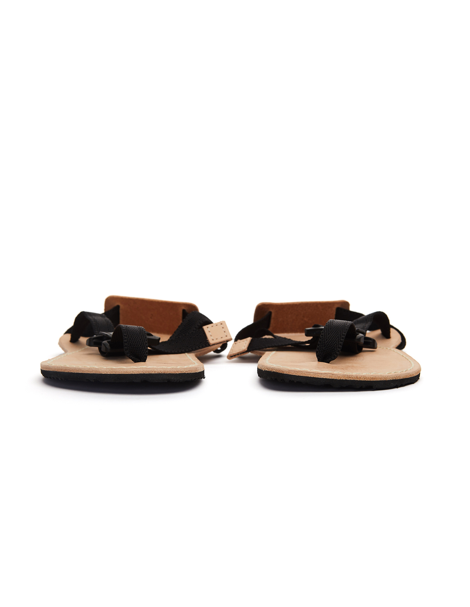 Hender Scheme Black & Natural Devise Strap Sandals