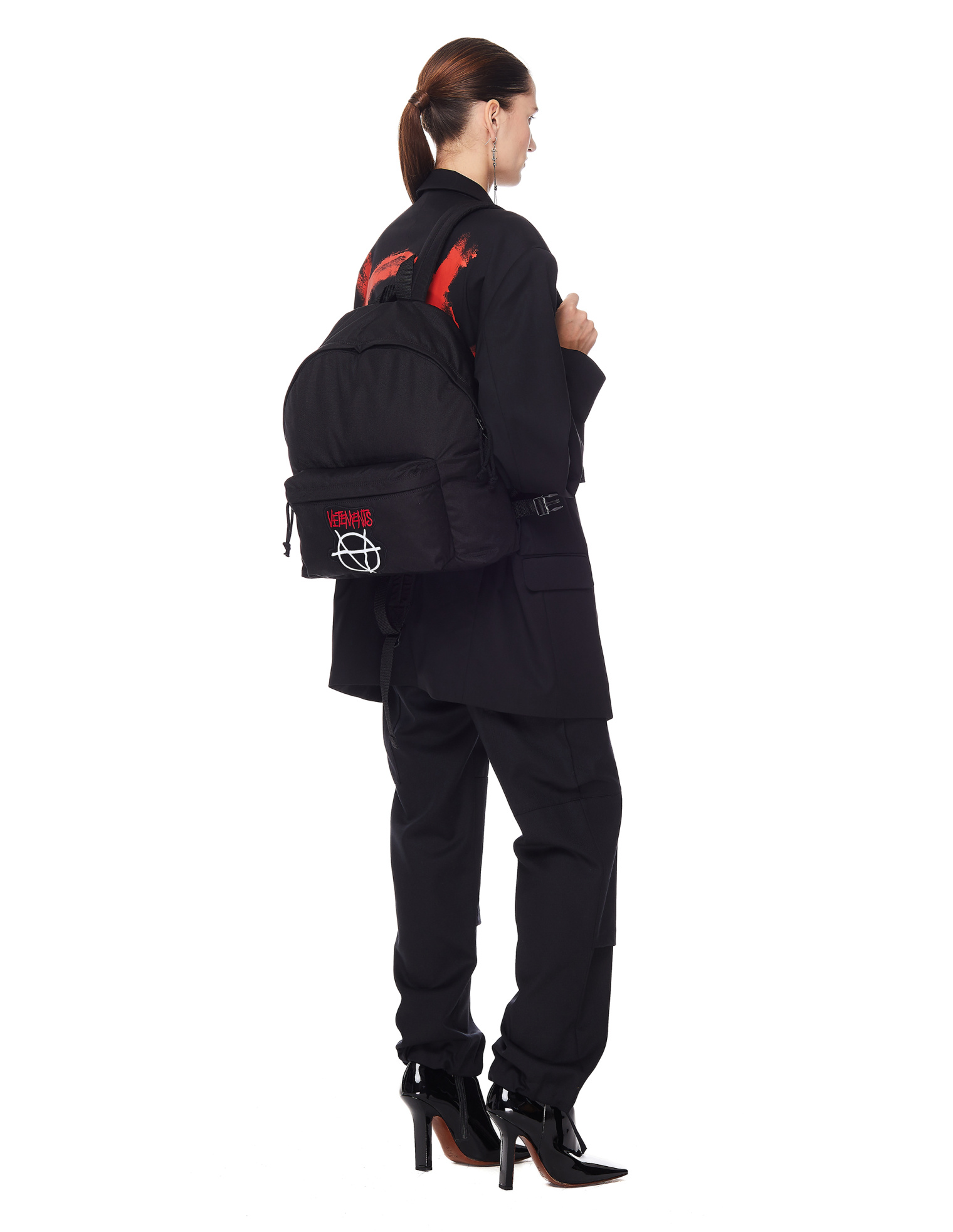 VETEMENTS Black Anarchy Backpack