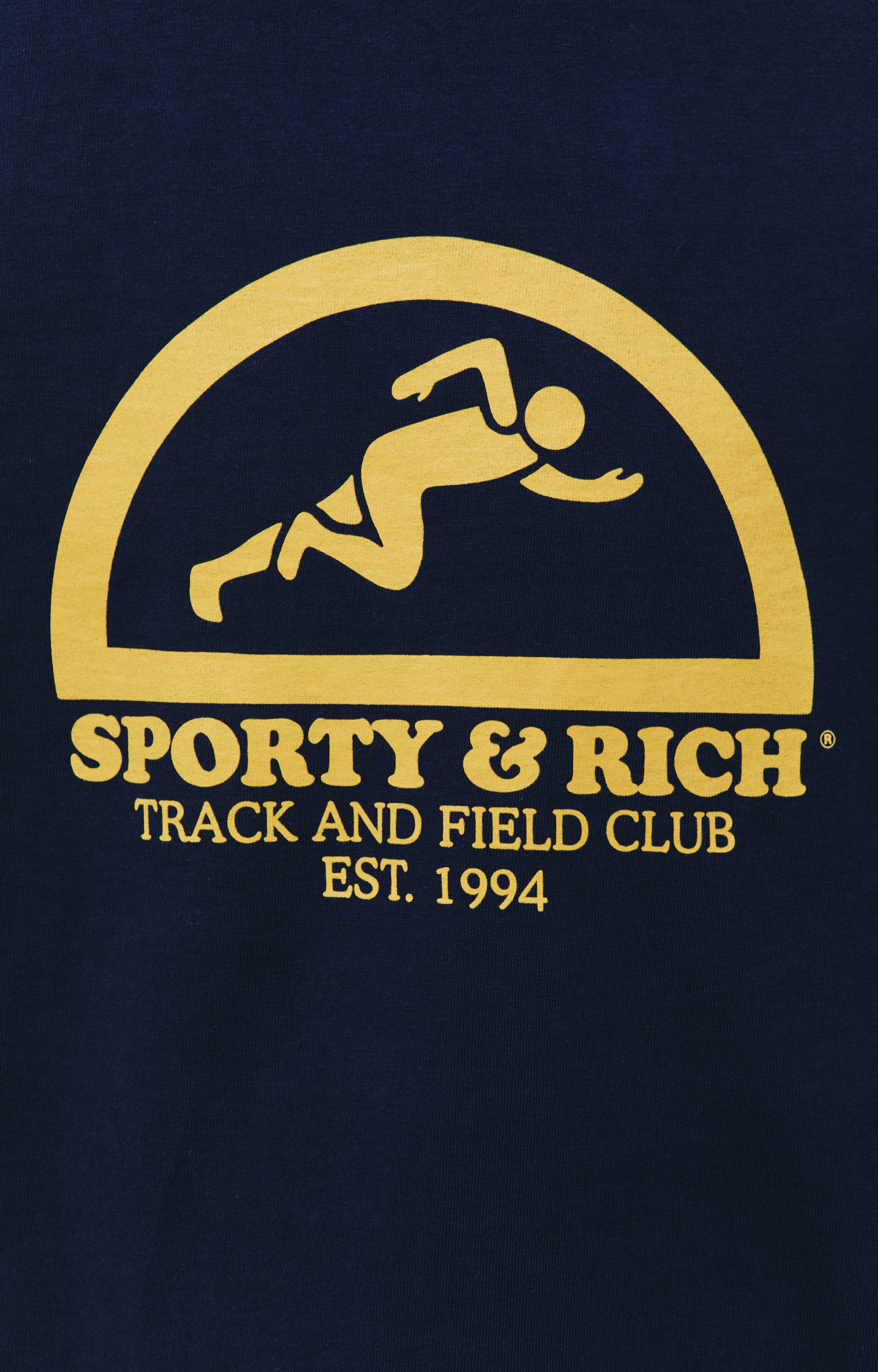 SPORTY & RICH Cotton Fun Track t-shirt