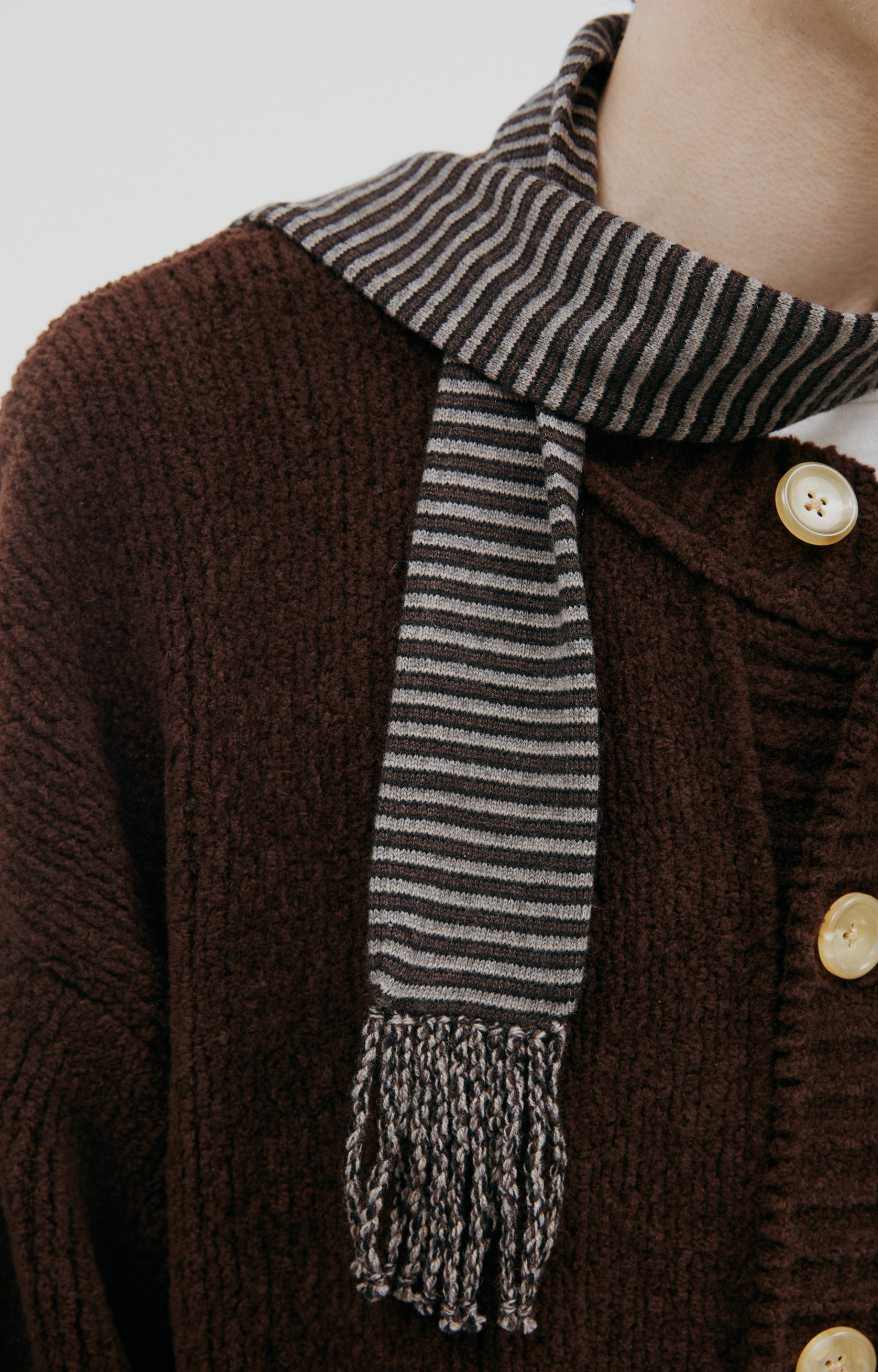 Mastermind WORLD chunky-knit cardigan