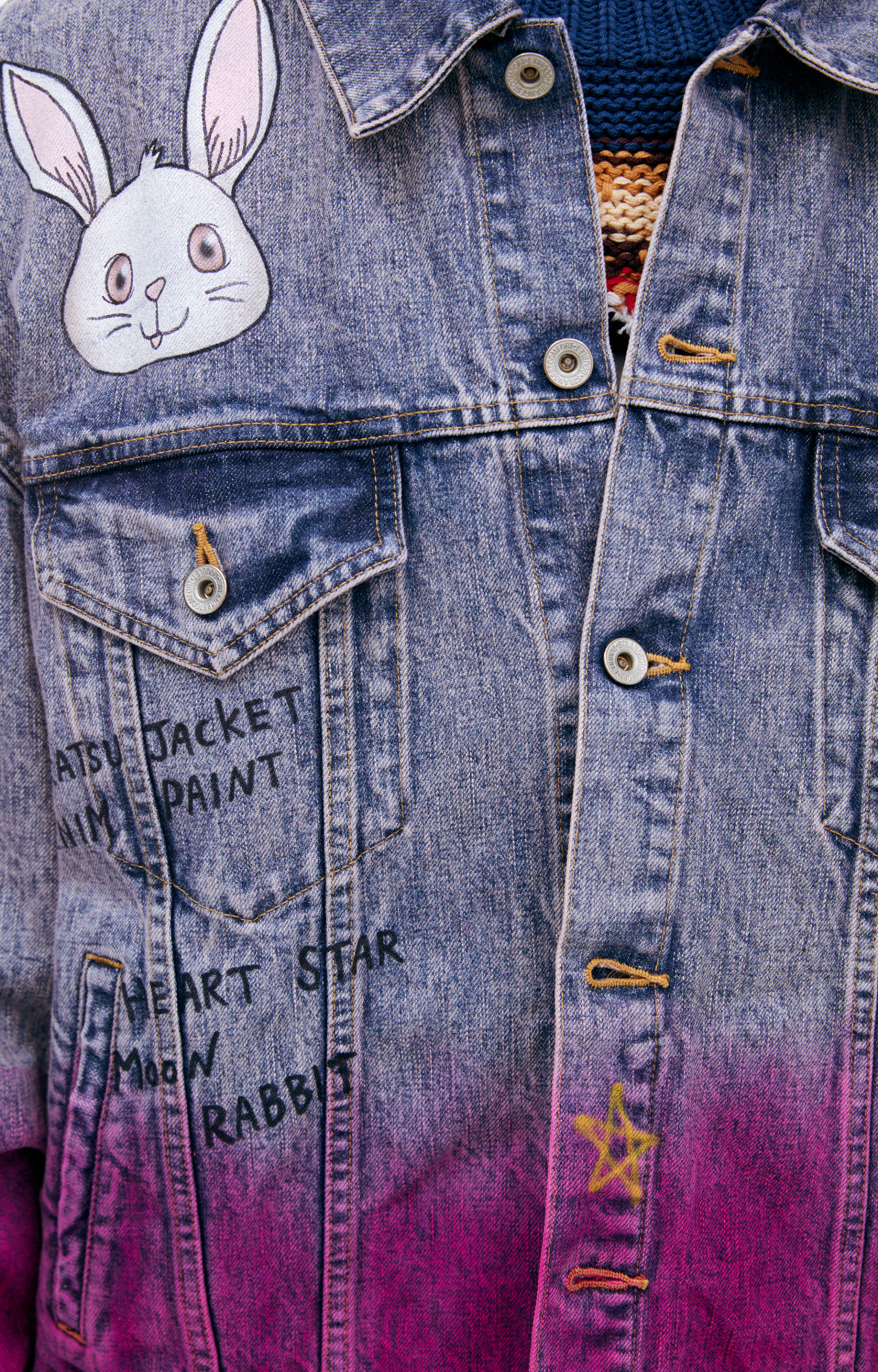 Doublet Gradient denim jacket