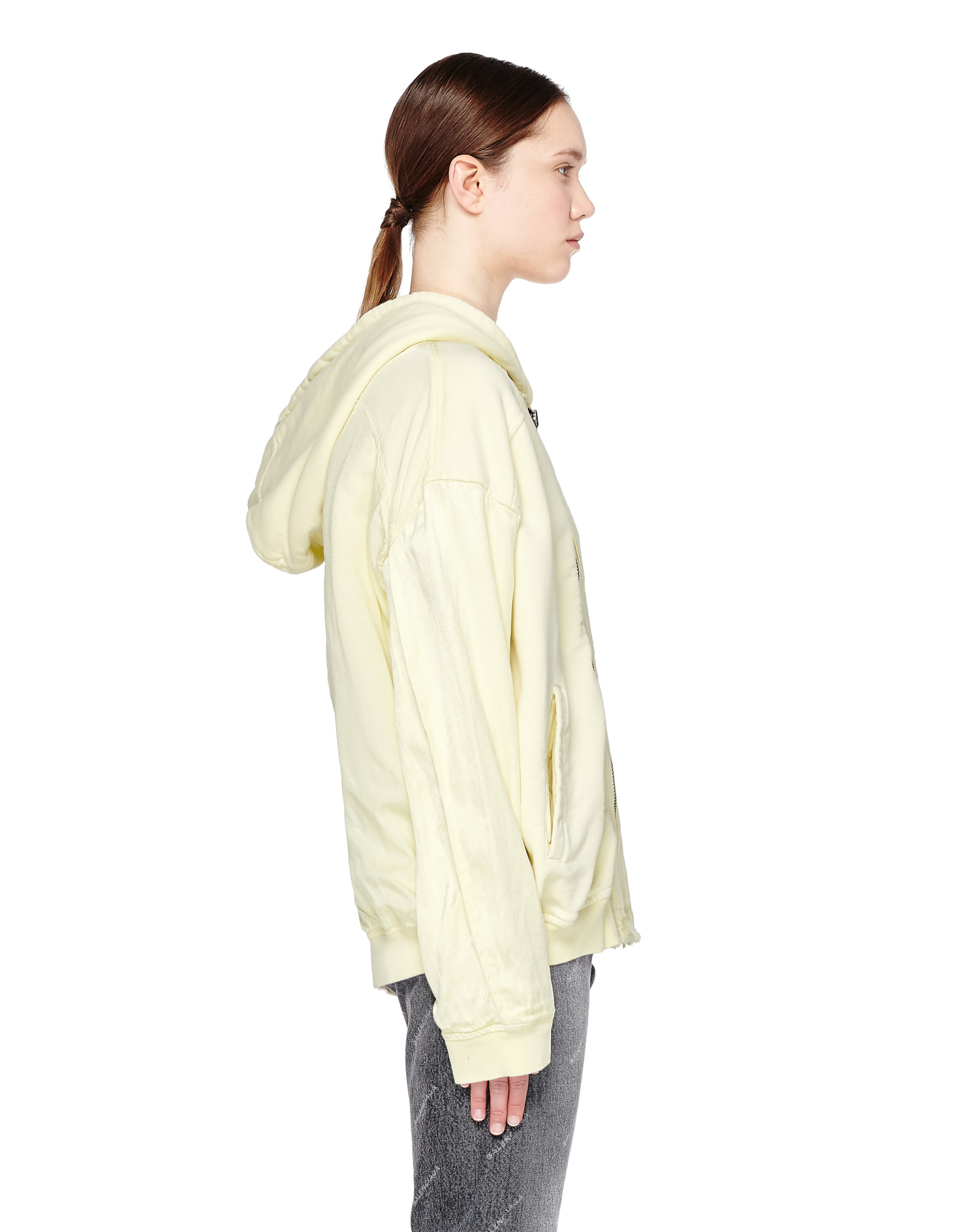 Haider Ackermann Желтая толстовка на молнии