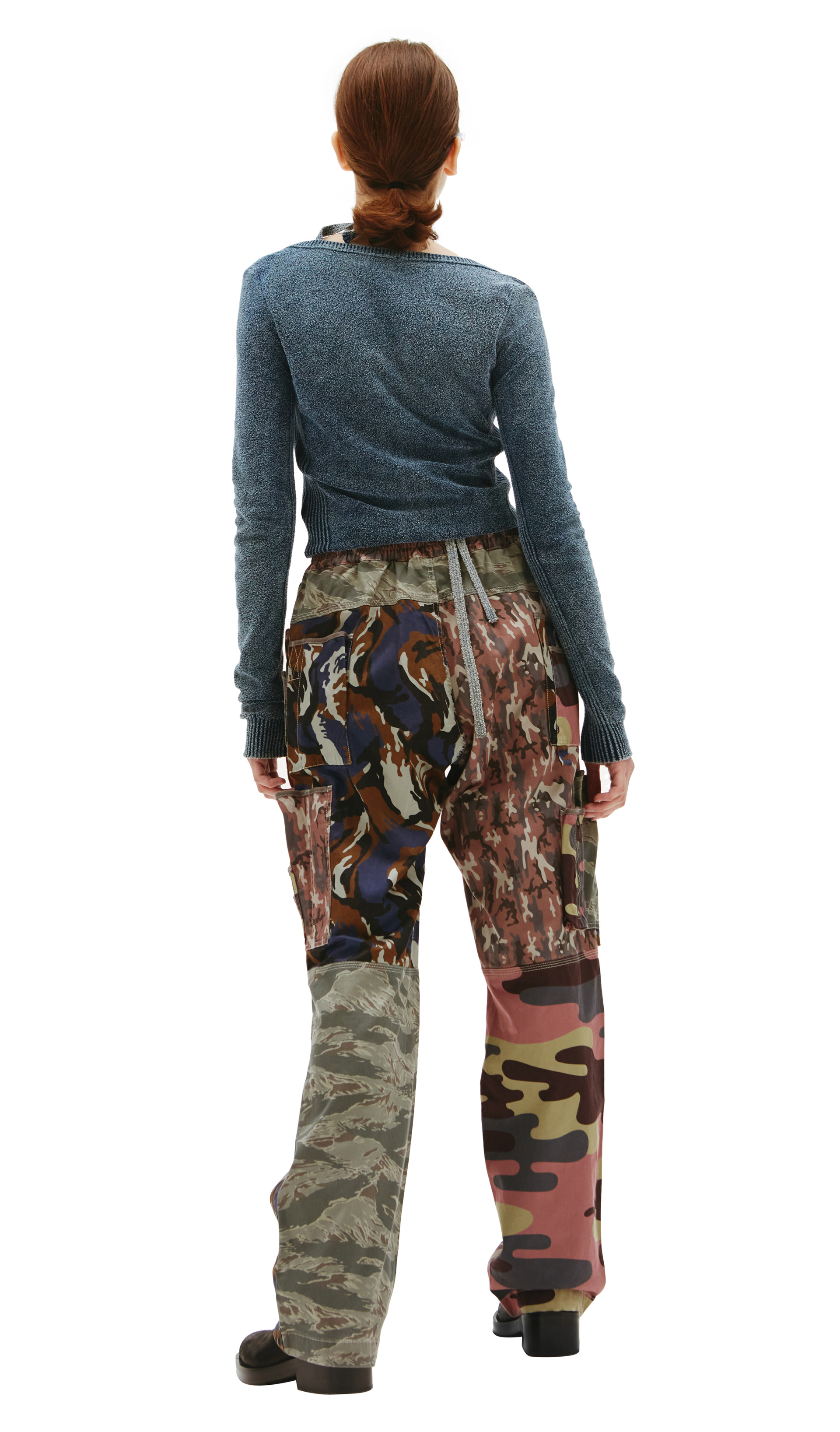Diesel P-SERRA Patchwork Camouflage Trousers