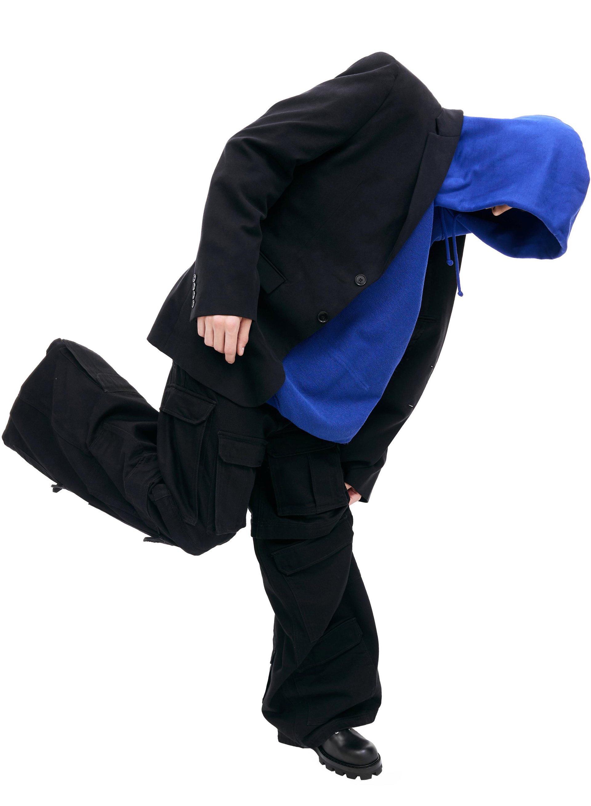 VETEMENTS Black oversized jacket