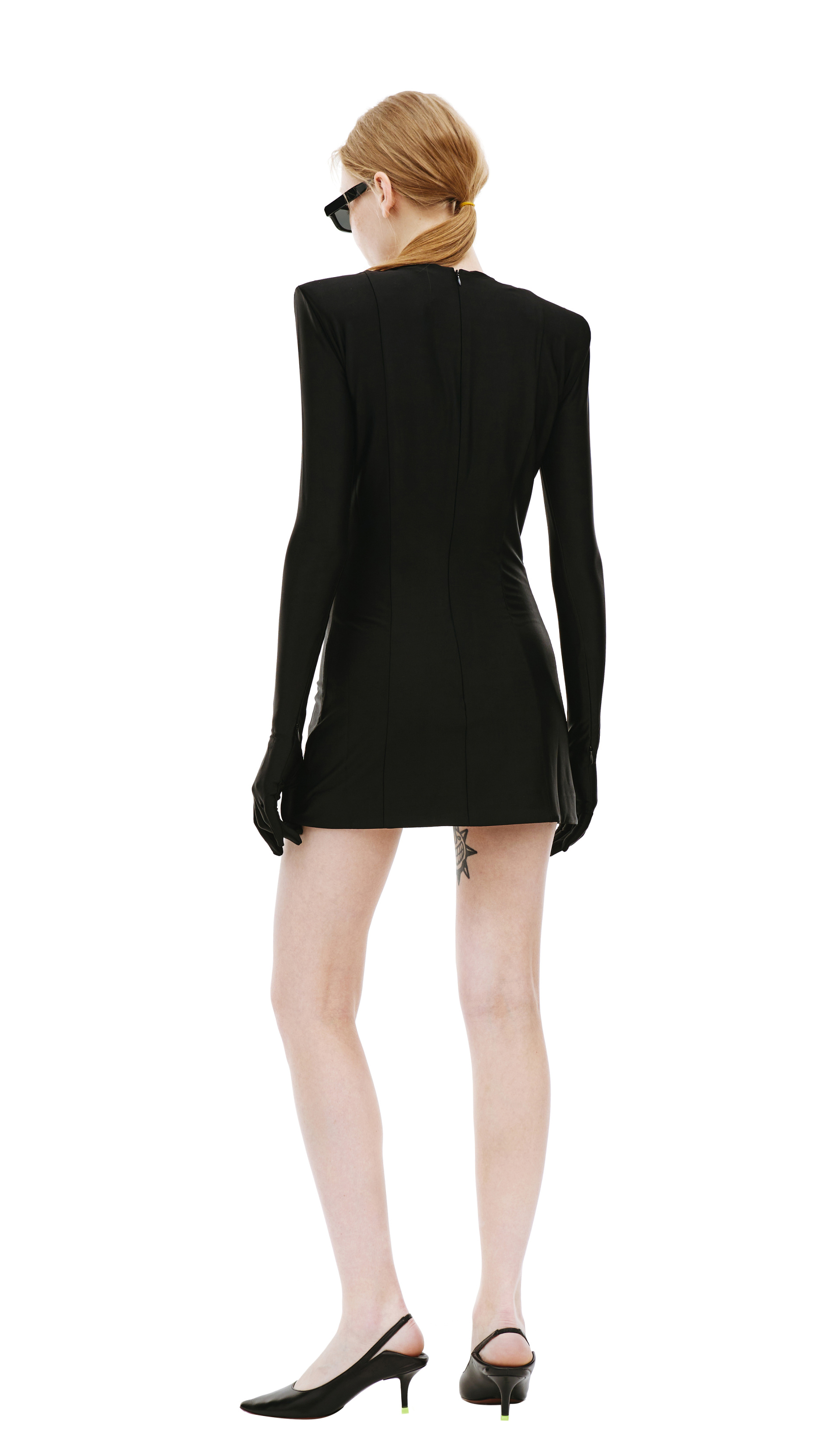 VETEMENTS Stretch Gloved Minidress