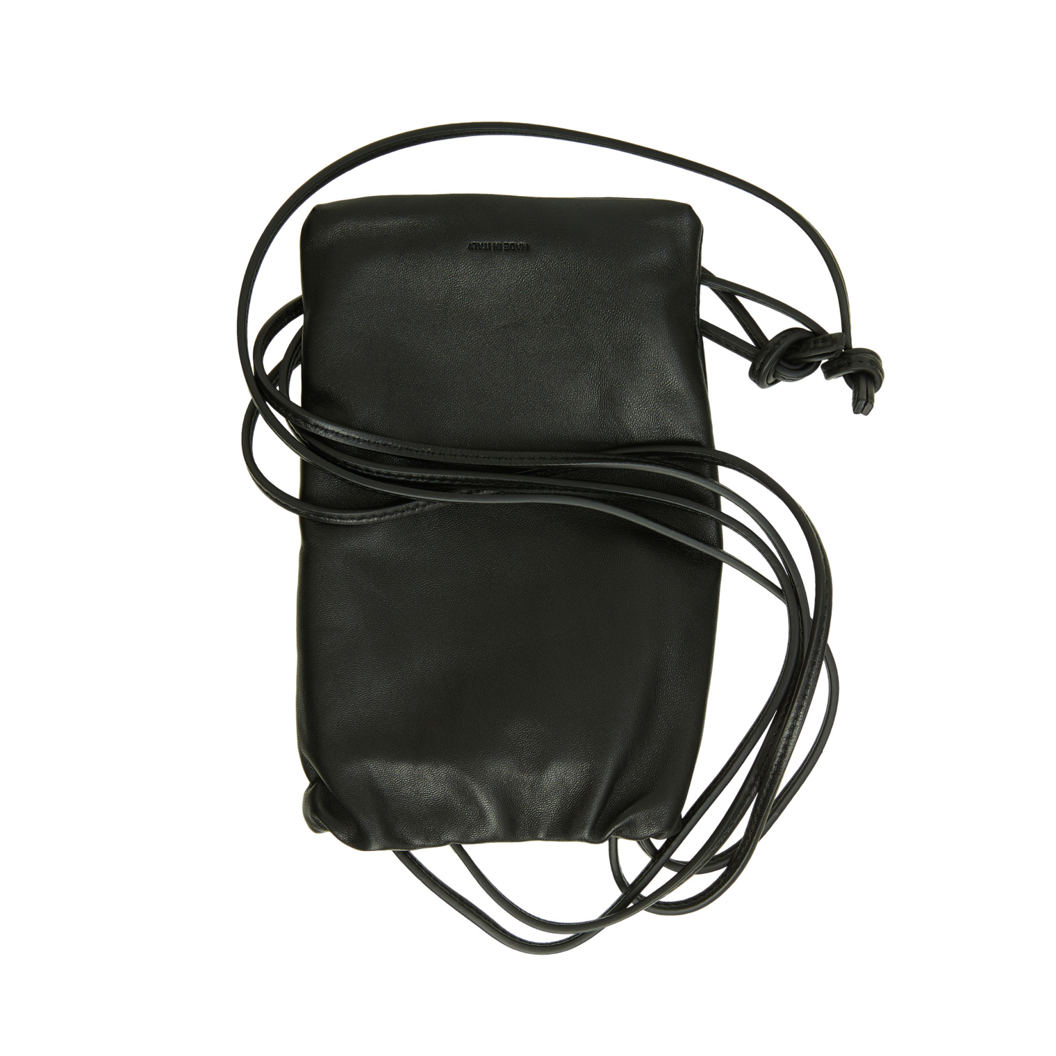 The Row Leather phone bag