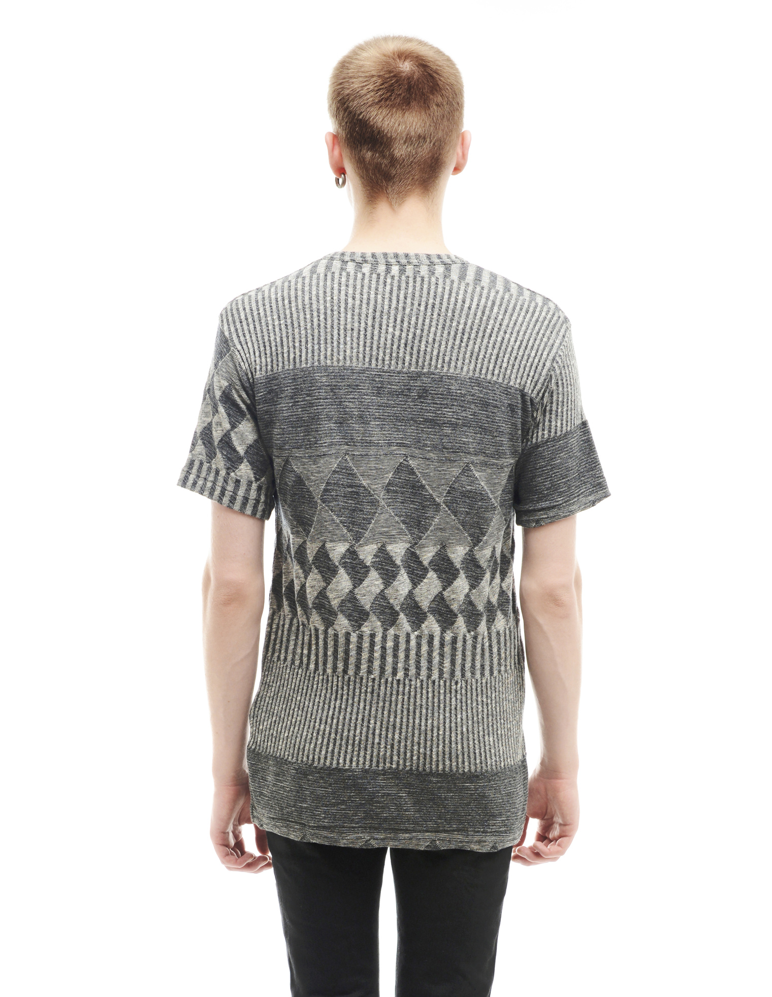 Yohji Yamamoto Cotton and linen t-shirt