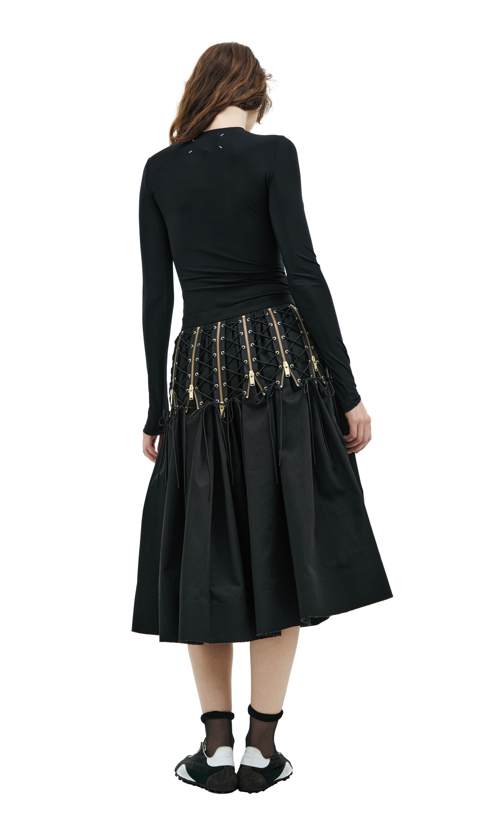 Undercover Lace-up skirt