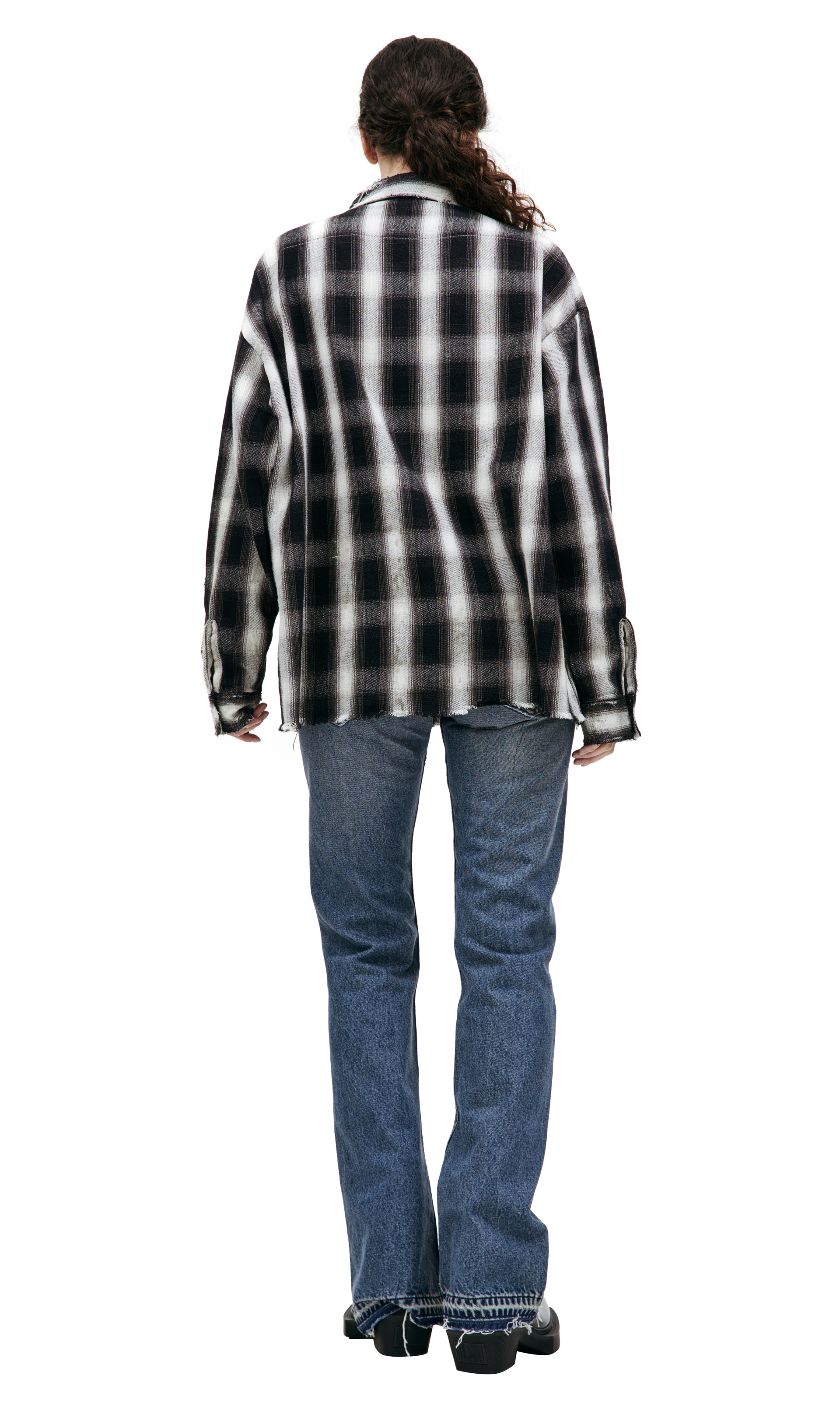 Saint Michael Saint Michael х Denim Tears cheked shirt