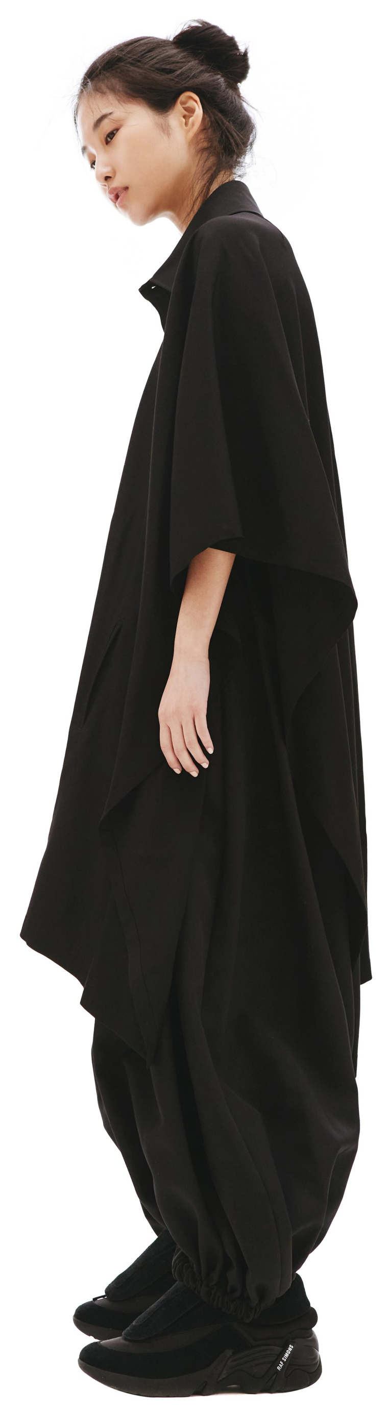 Yohji Yamamoto Black Elongated T-shirt