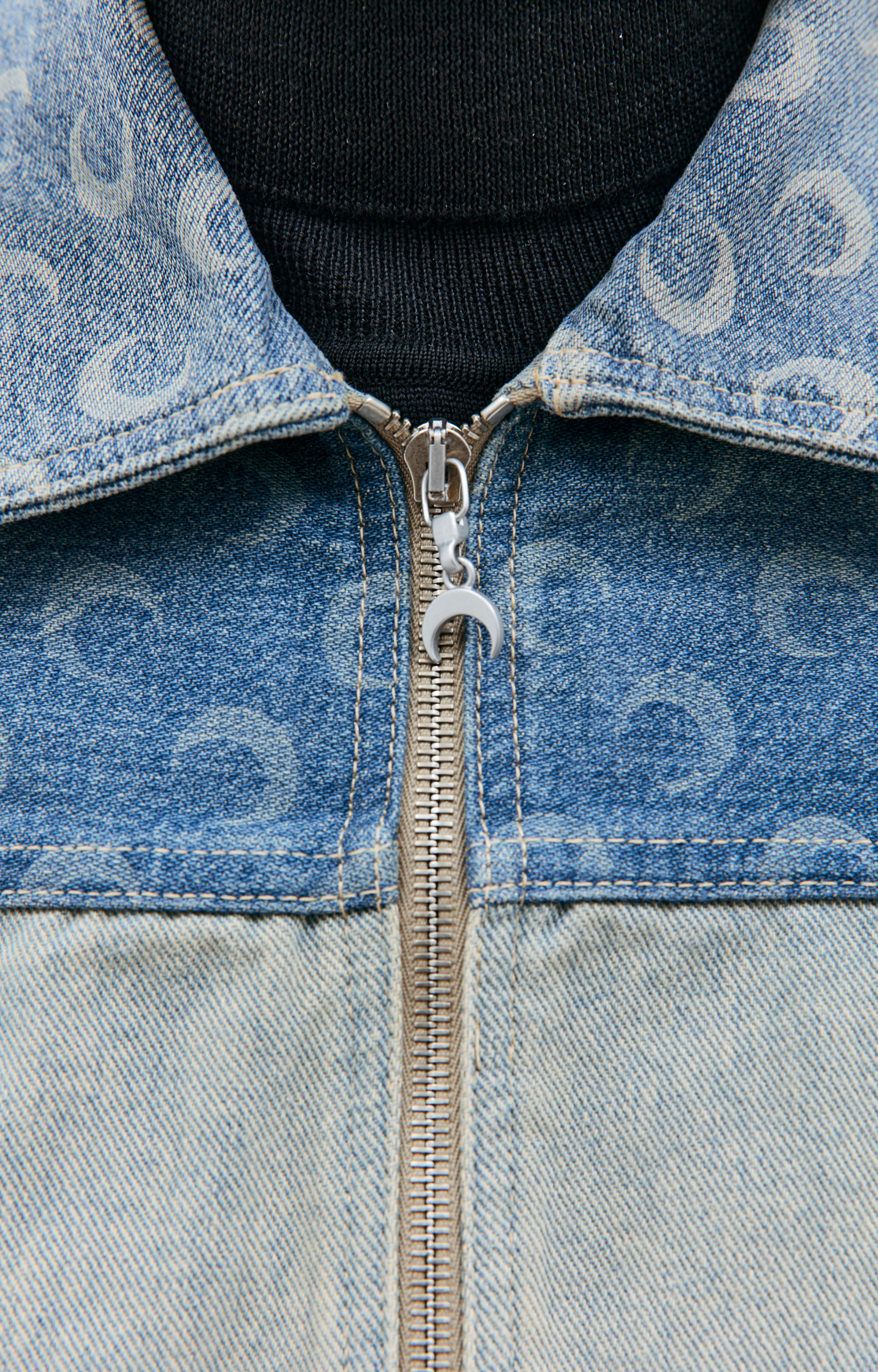 MARINE SERRE Fading denim jacket