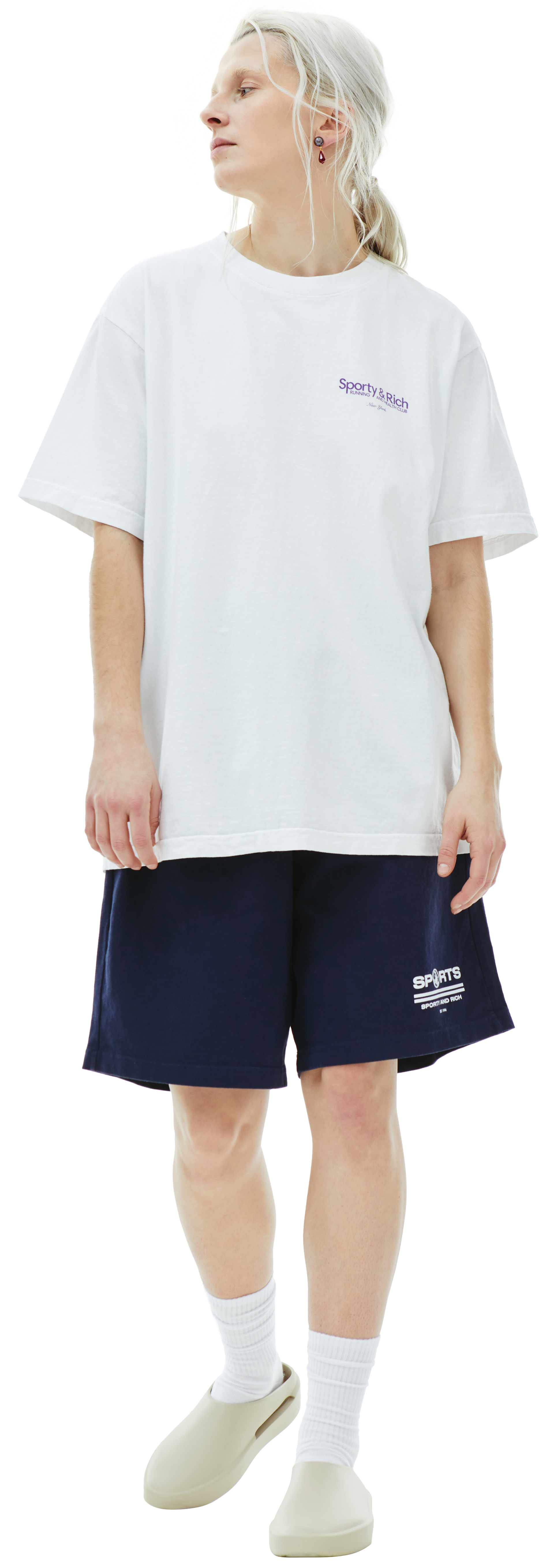 SPORTY & RICH Running & Health Club T-Shirt