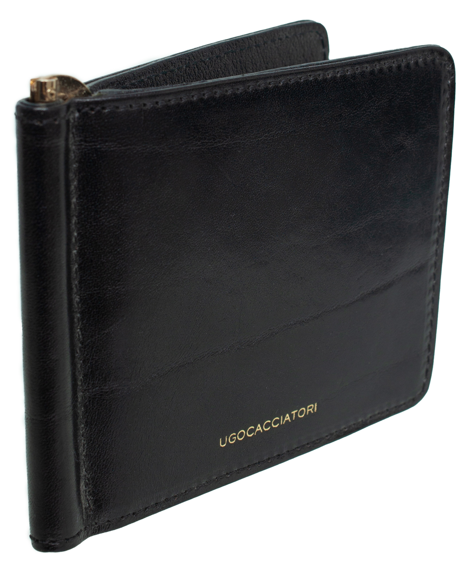 Ugo Cacciatori Wallet with bill clip