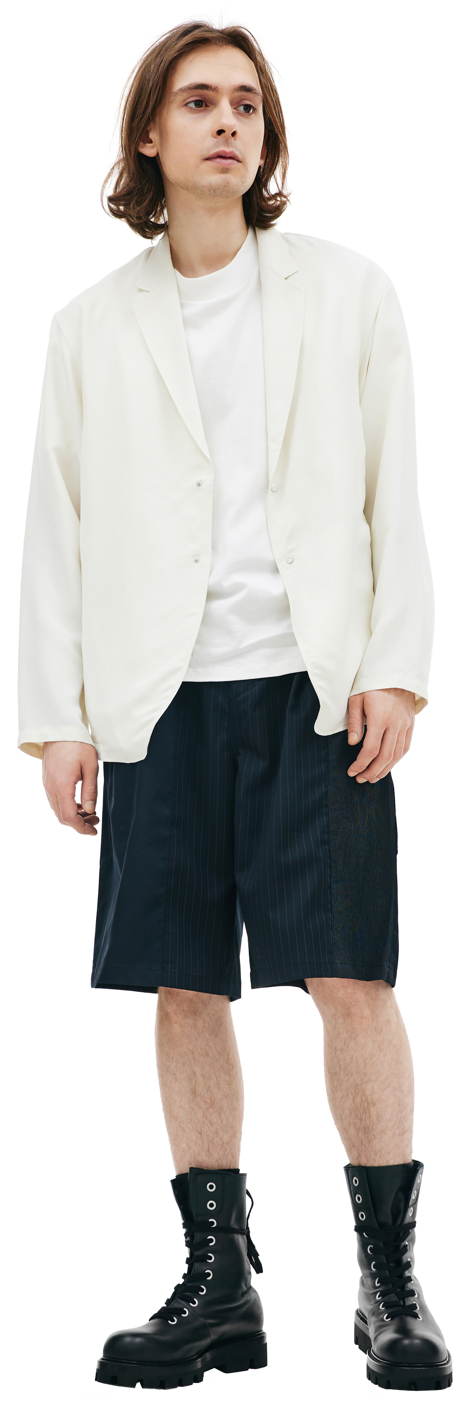 KIMMY White single-breasted blazer