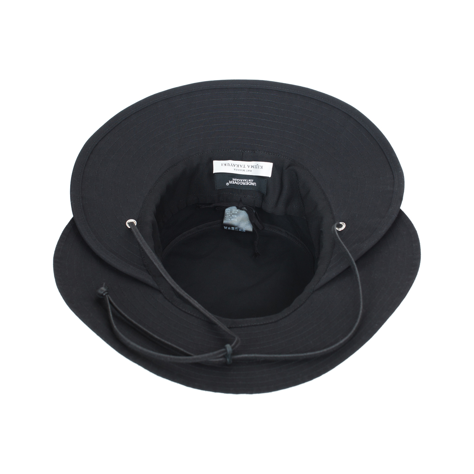 Undercover Black bucket hat