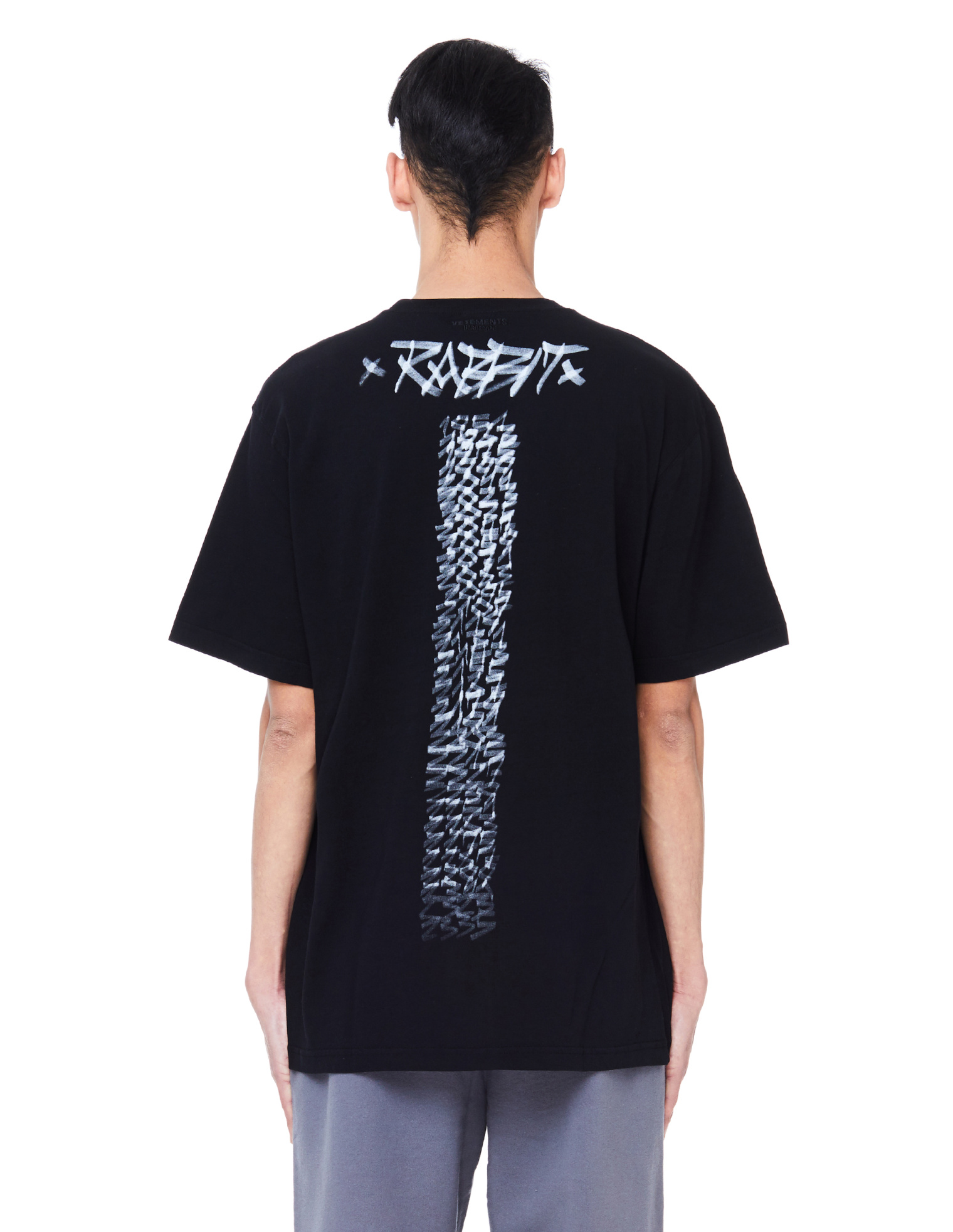 VETEMENTS Black Rabbit T-shirt
