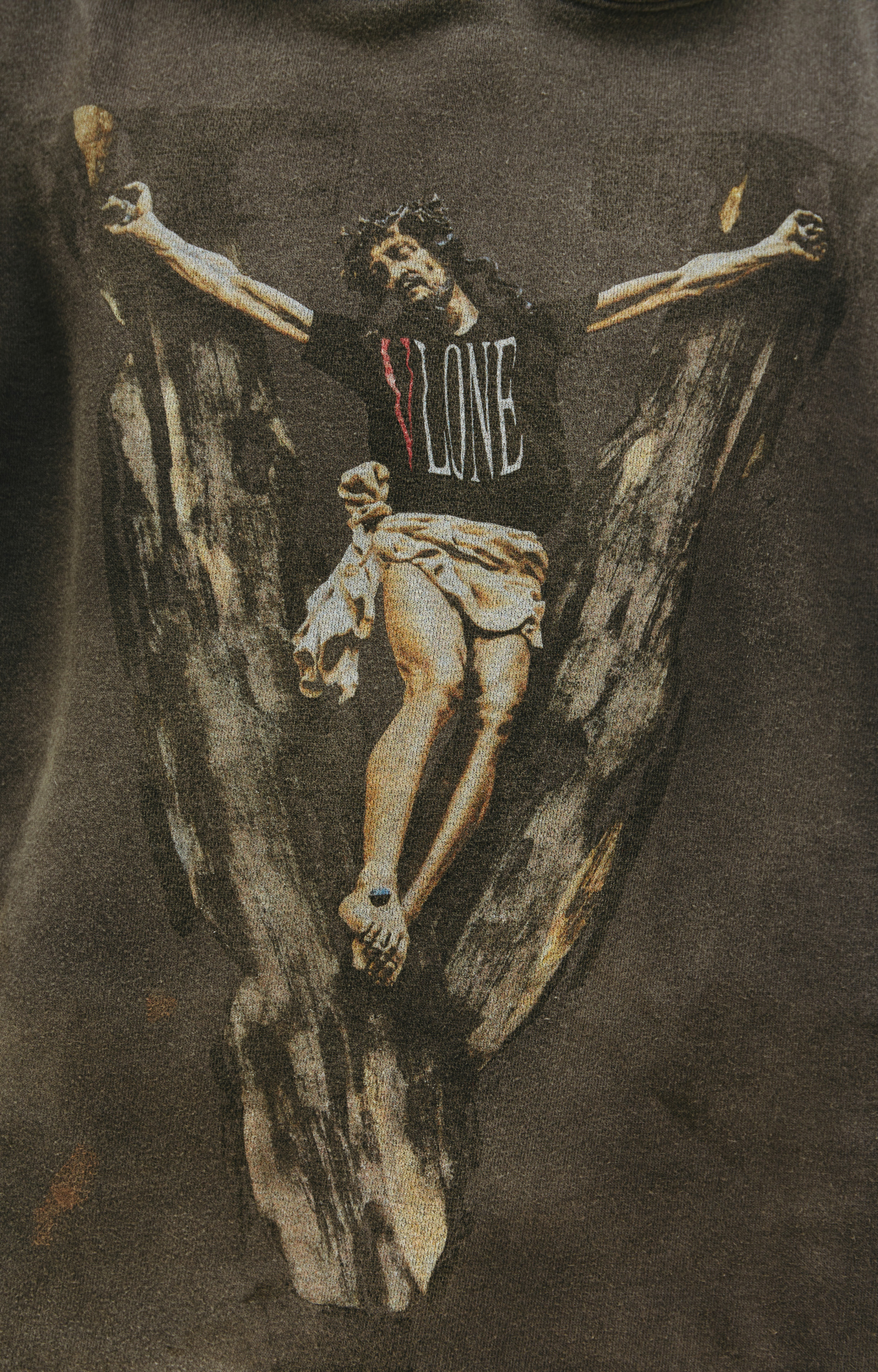 Saint Michael VLONE x Saint Michael printed hoodie