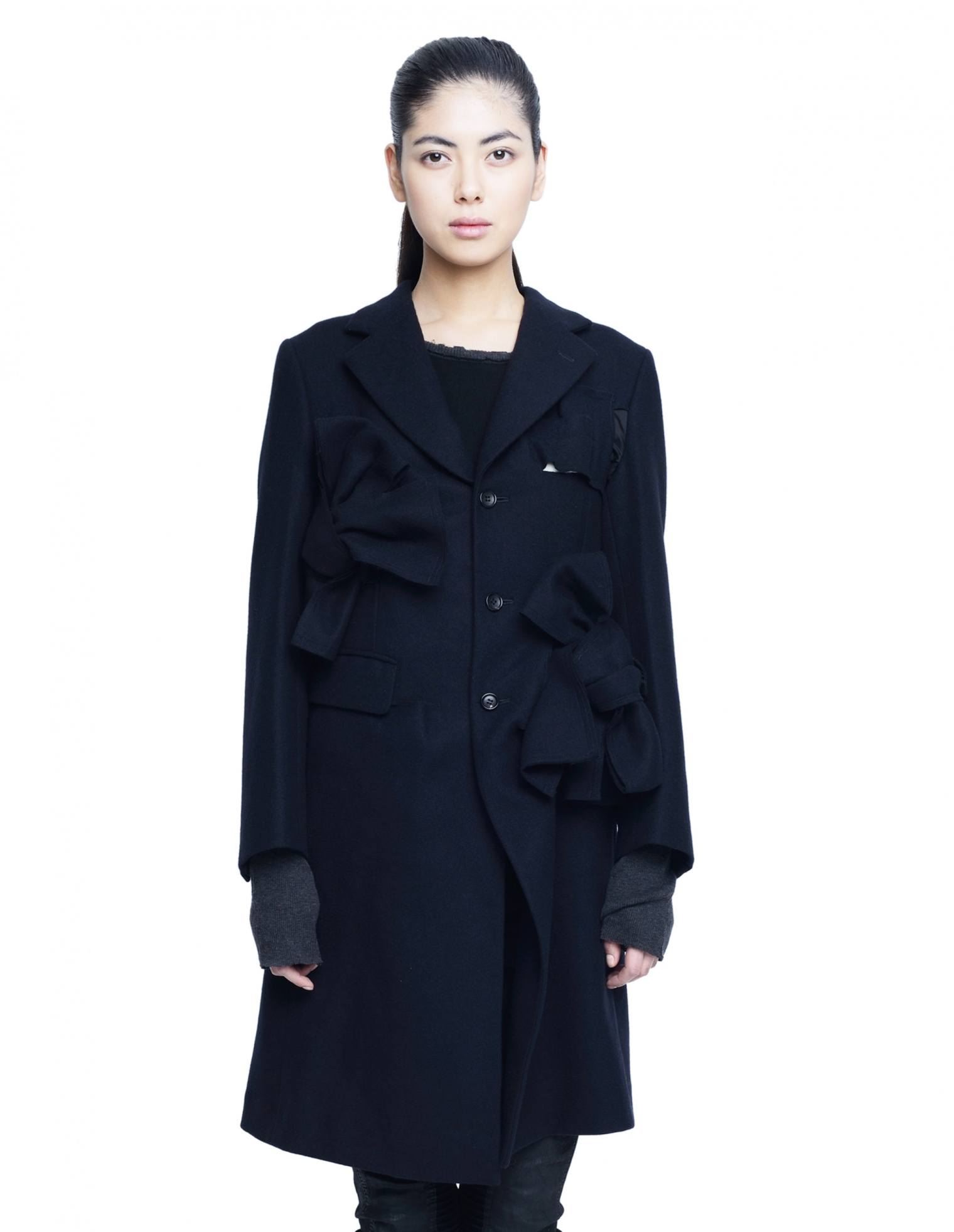 Comme des Garcons Пальто с декором