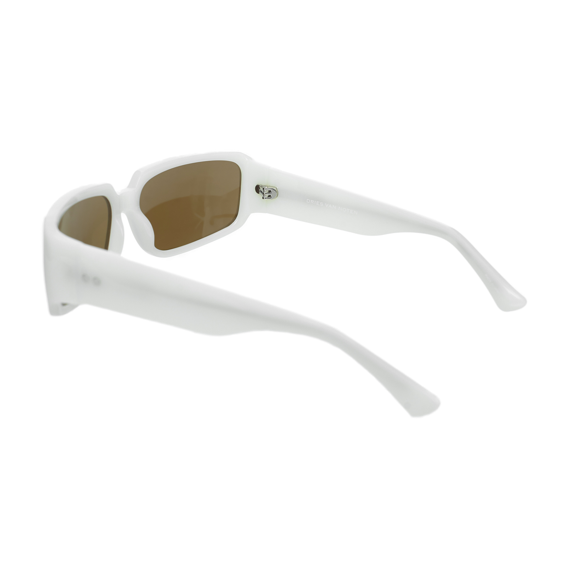 DVN x Linda Farrow White sunglasses