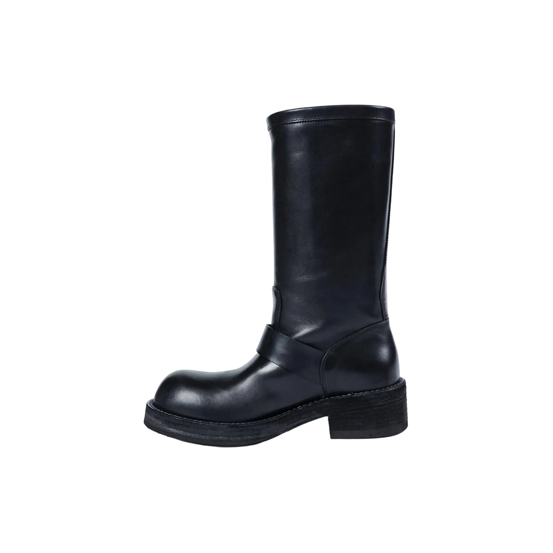 Ann Demeulemeester Sarith Engineer Biker Boots With Buckles