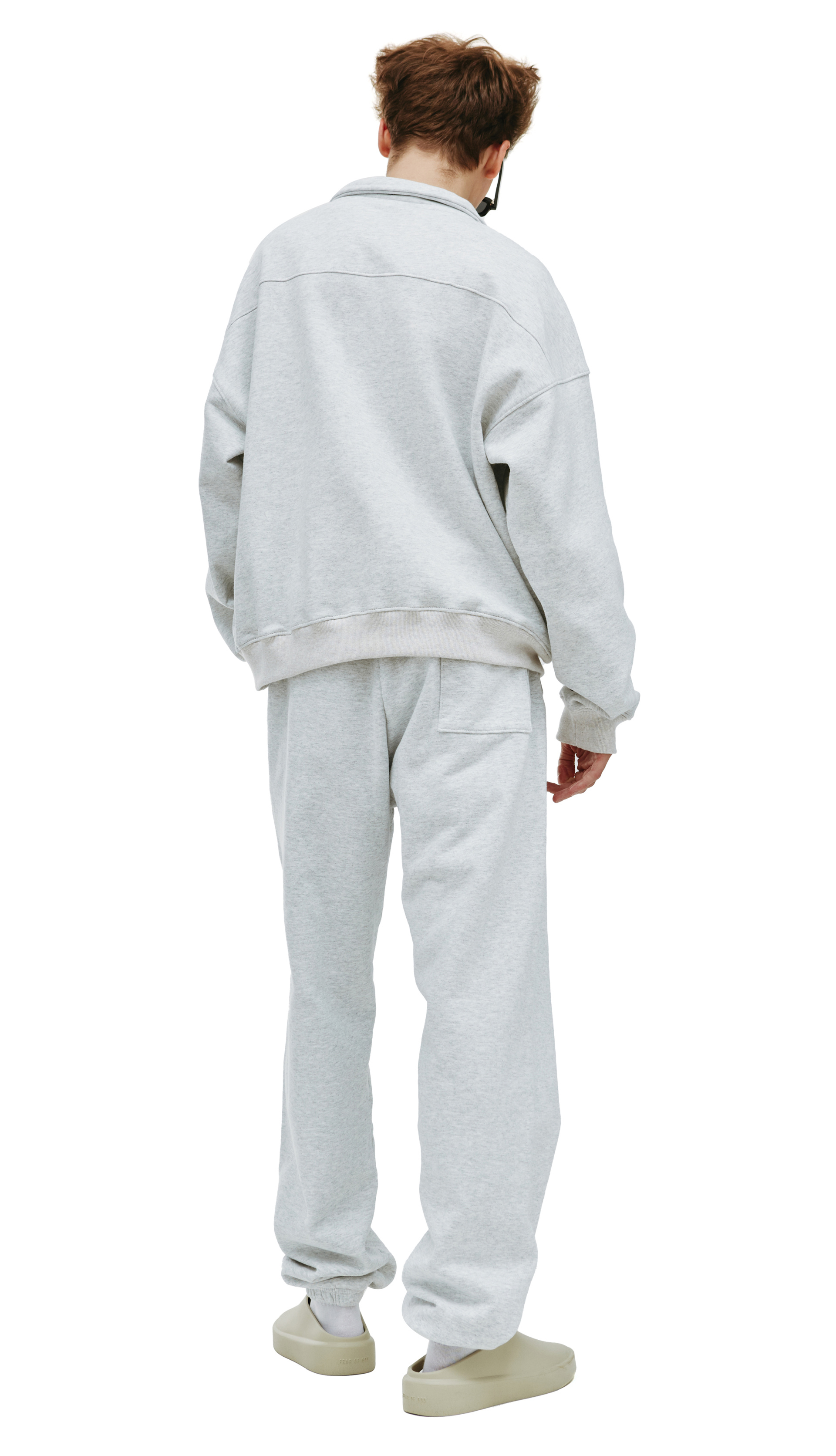 SPORTY & RICH Connecticut Crest Zipped Sweatshirt