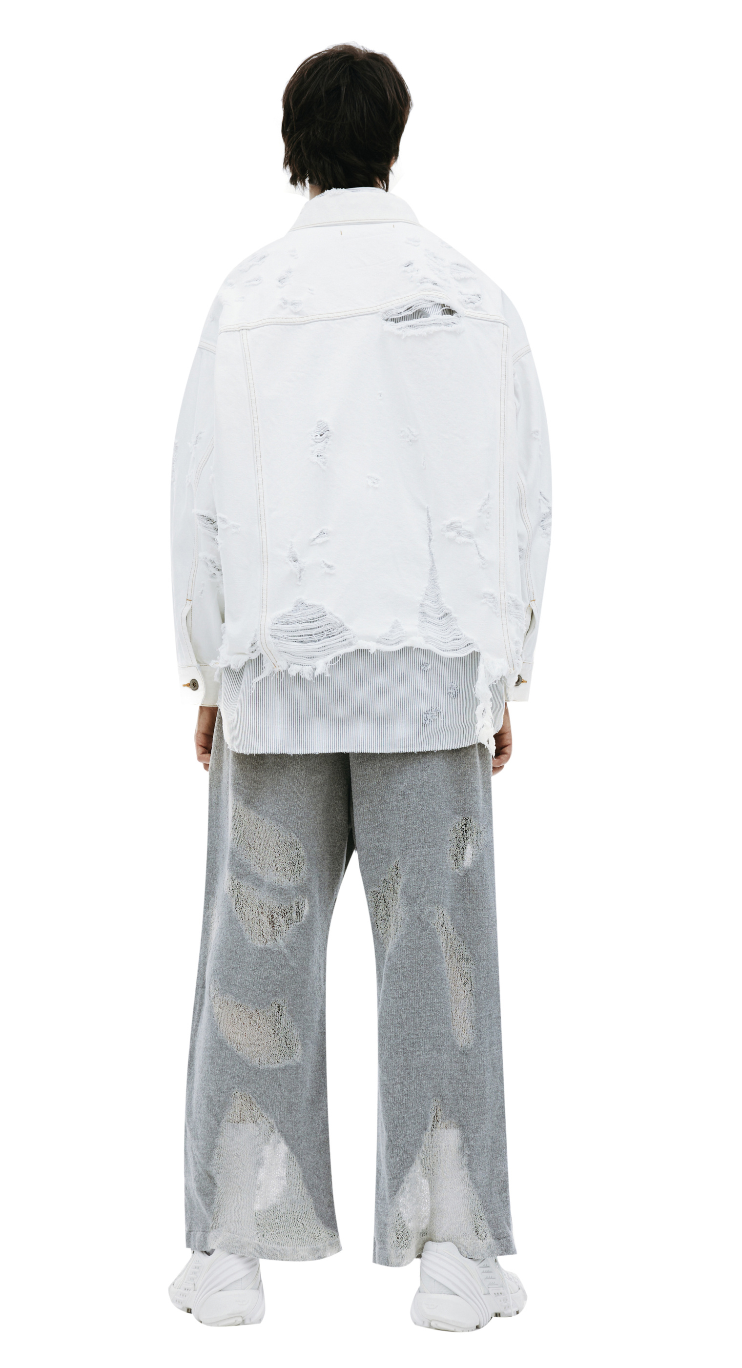 Doublet Distressed denim jacket