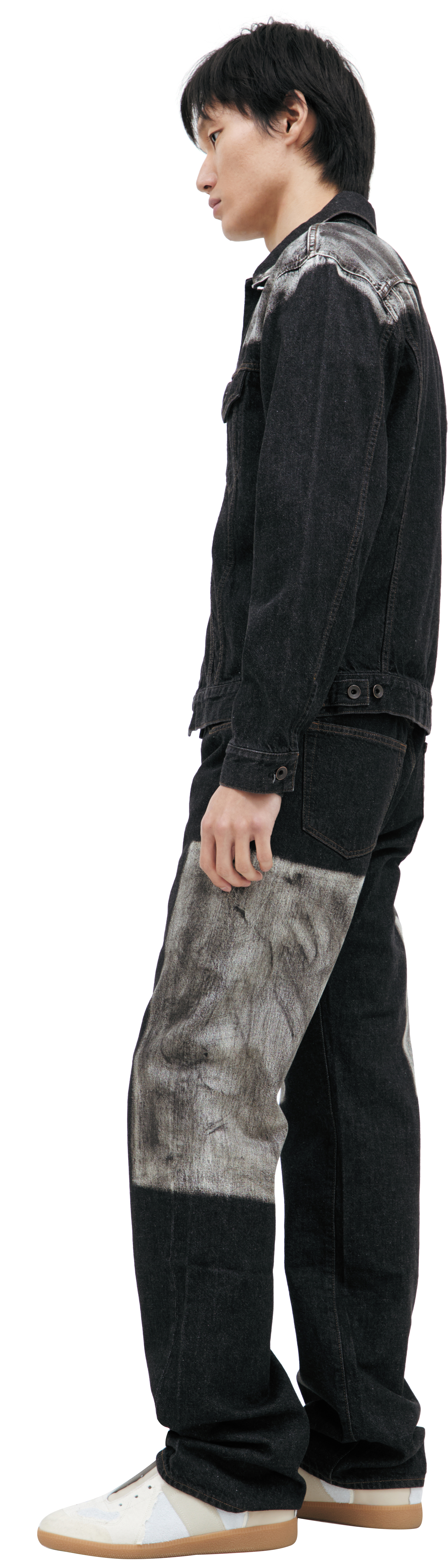 Yohji Yamamoto Printed denim jacket