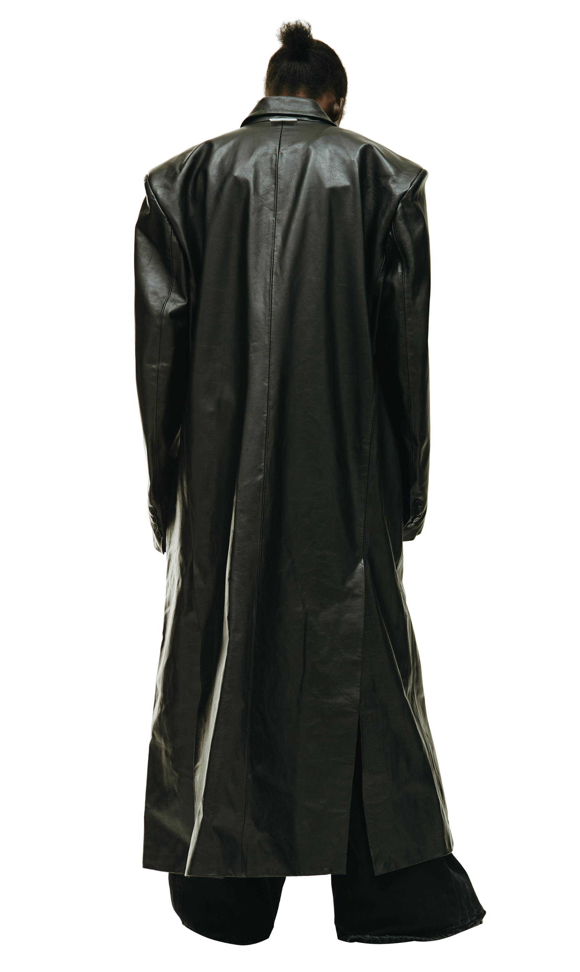 VETEMENTS Oversized leather coat