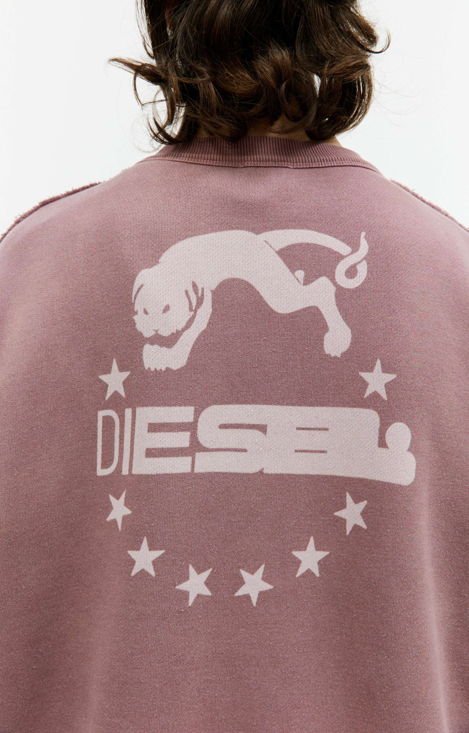 Diesel Свитшот S-Macs с принтом