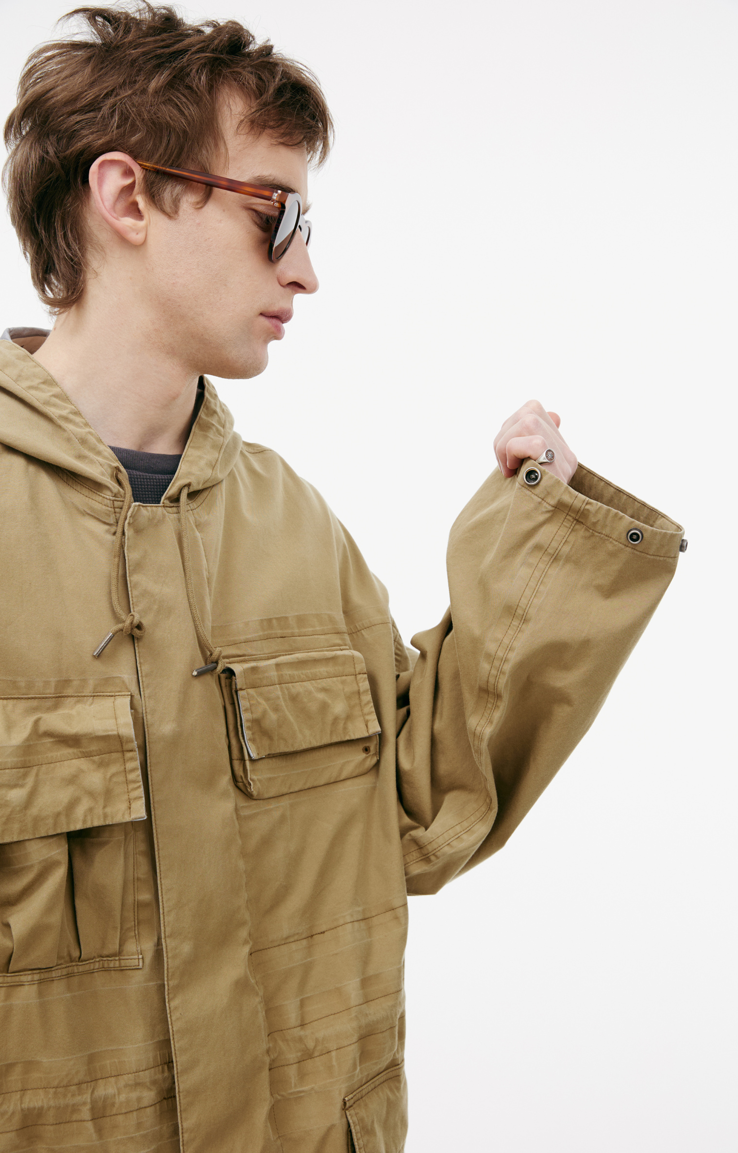 visvim Beige cotton parka