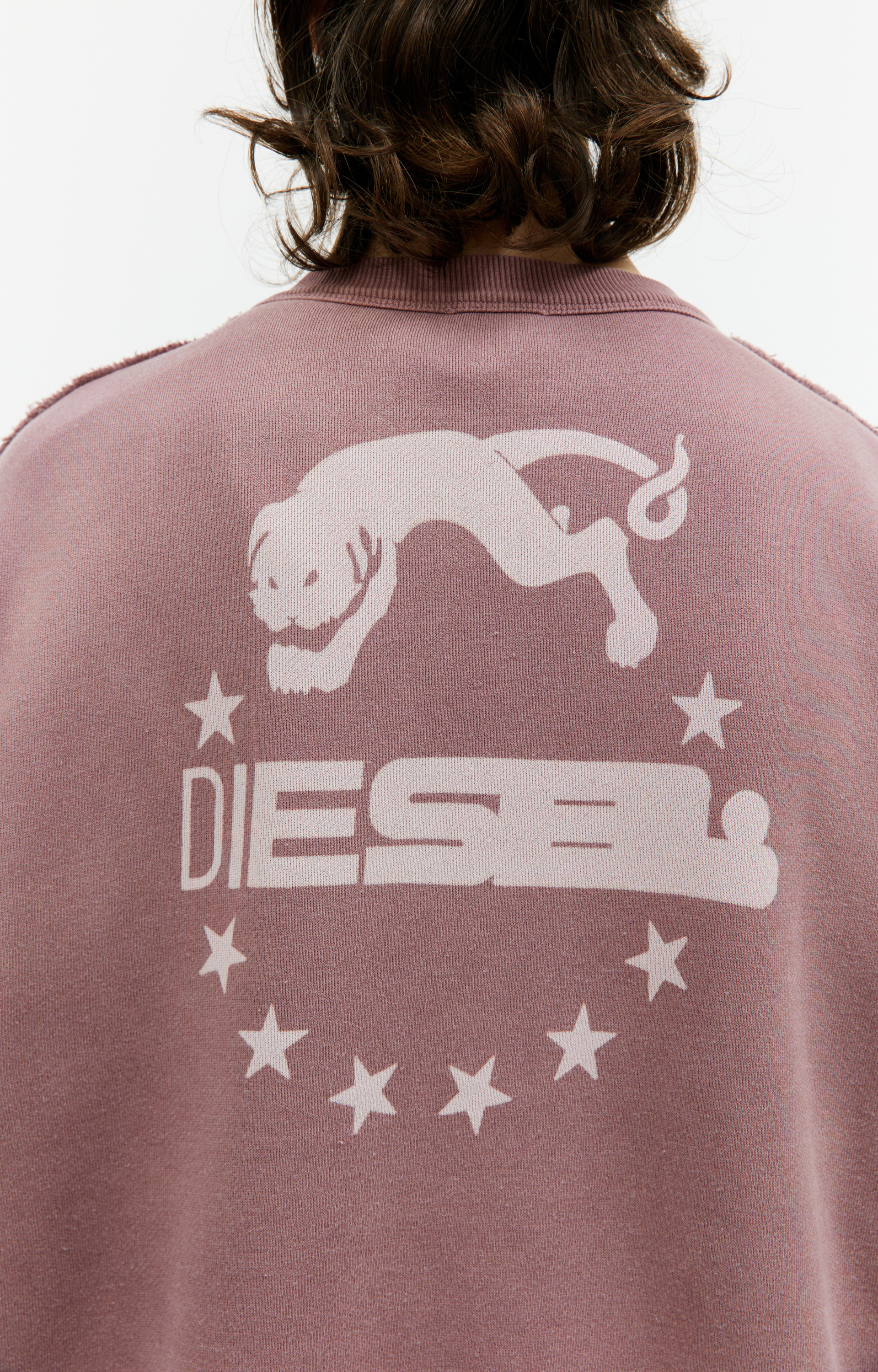 Diesel S-Macs sweatshirt with Diesel Panther logo