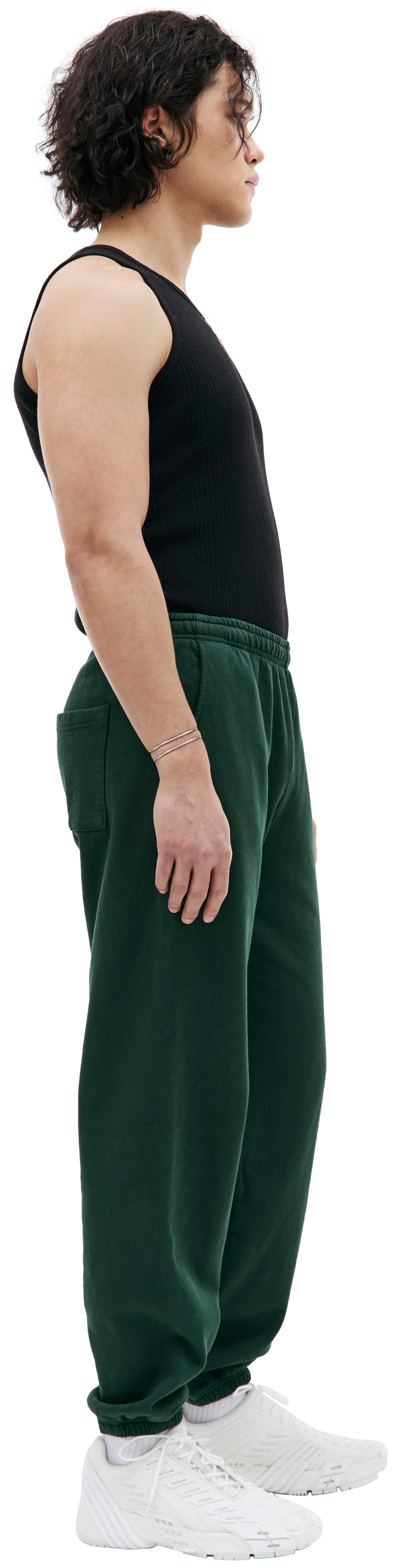 SPORTY & RICH Logo embroidered sweatpants