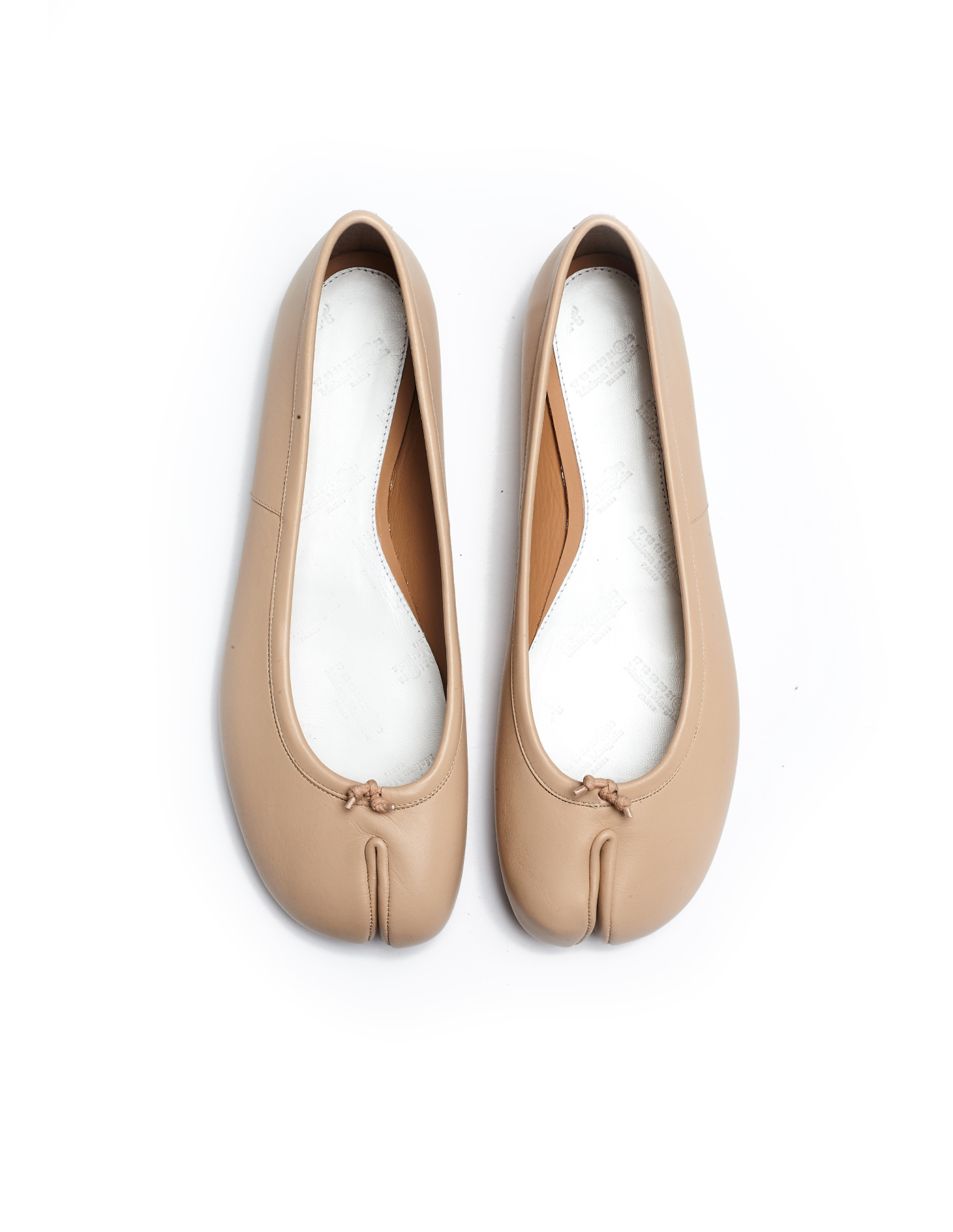 Maison Margiela Tabi Leather Ballerina Shoes