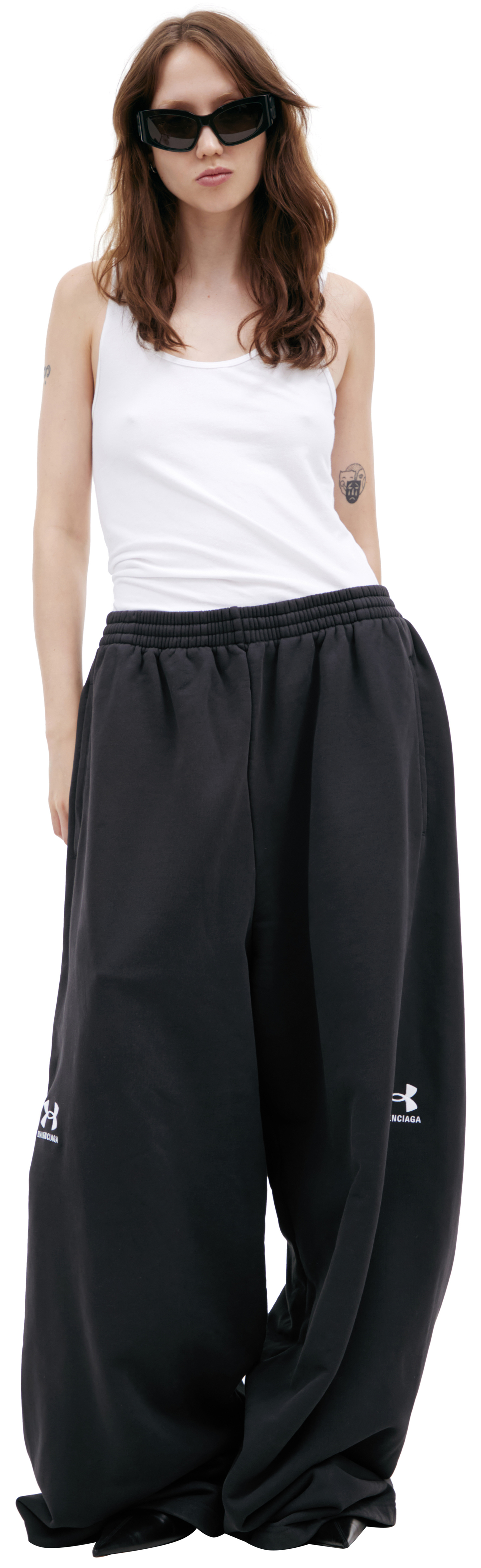 Balenciaga Black cotton trousers
