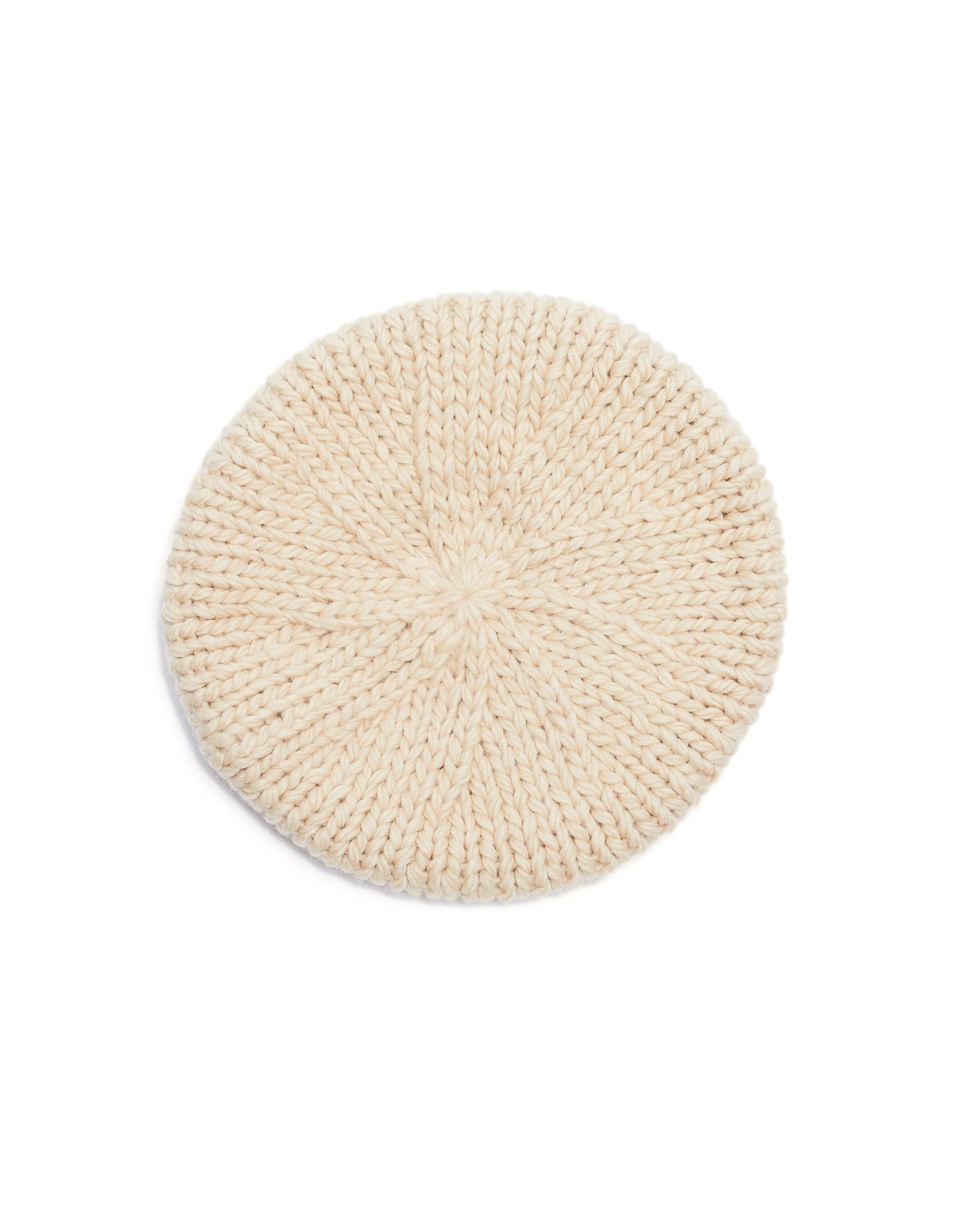 Undercover Beige Wool Beret