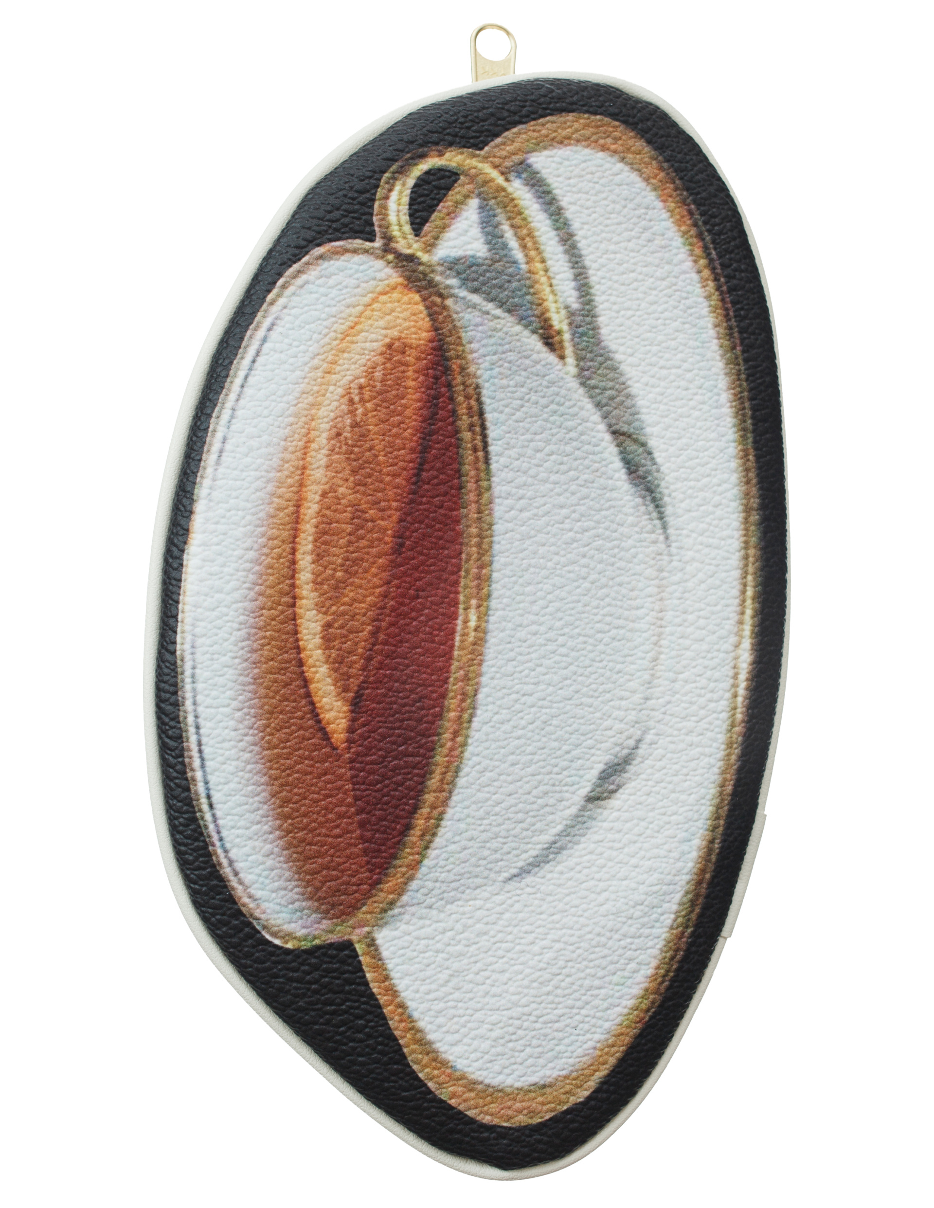 Undercover Tea Cup faux-leather pouch