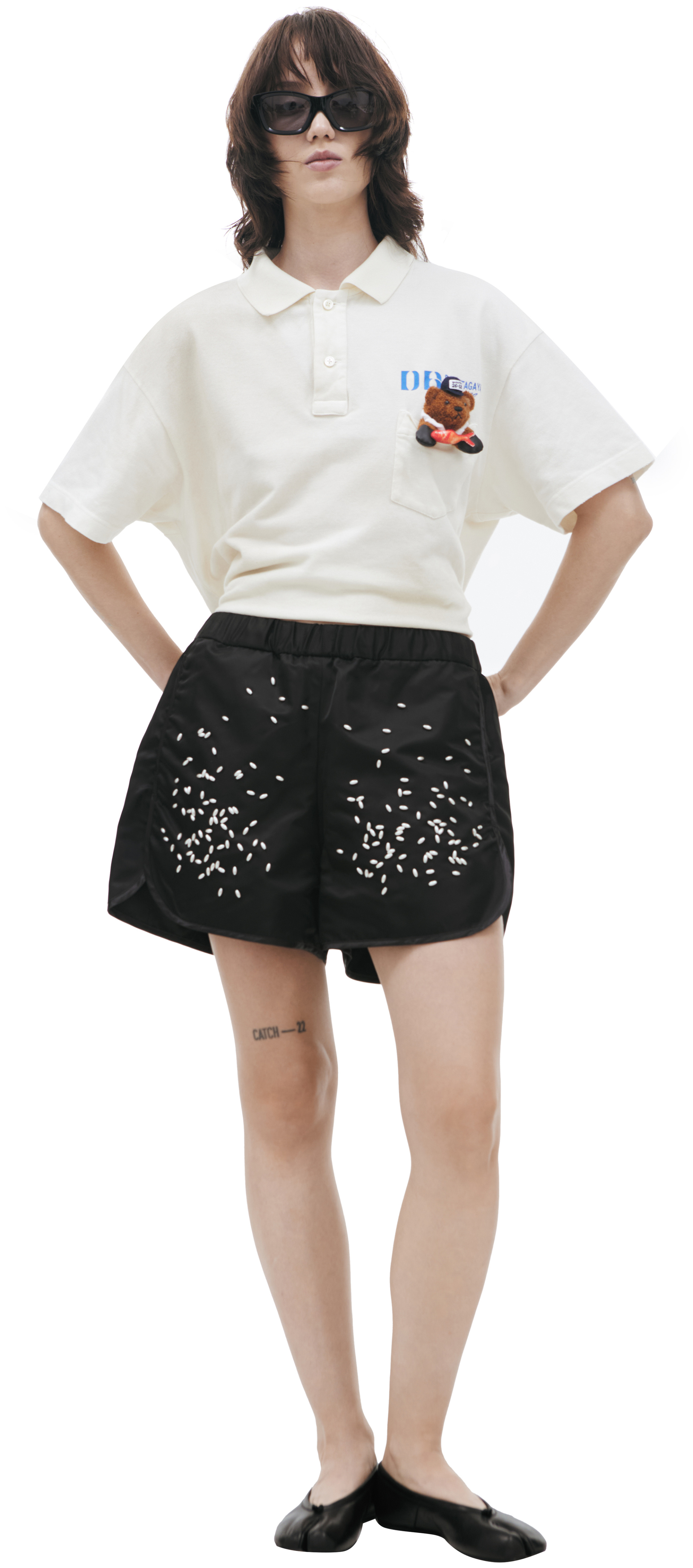 Doublet SPILLED RICE shorts
