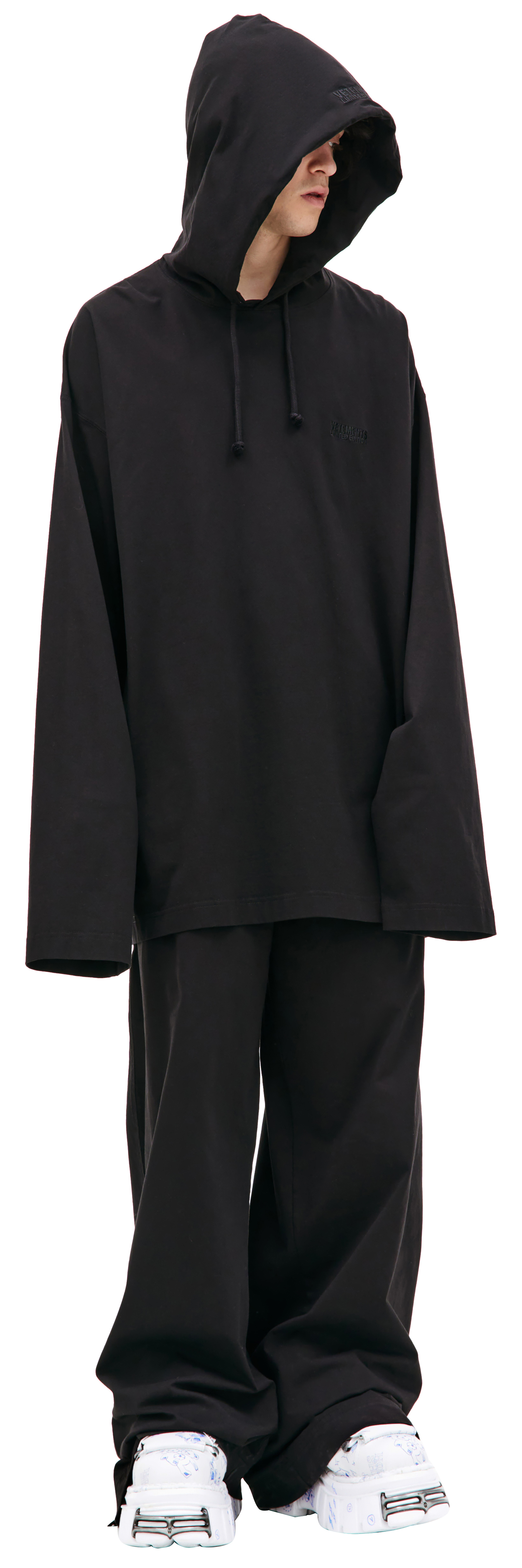 VETEMENTS Logo embroidered hoodie