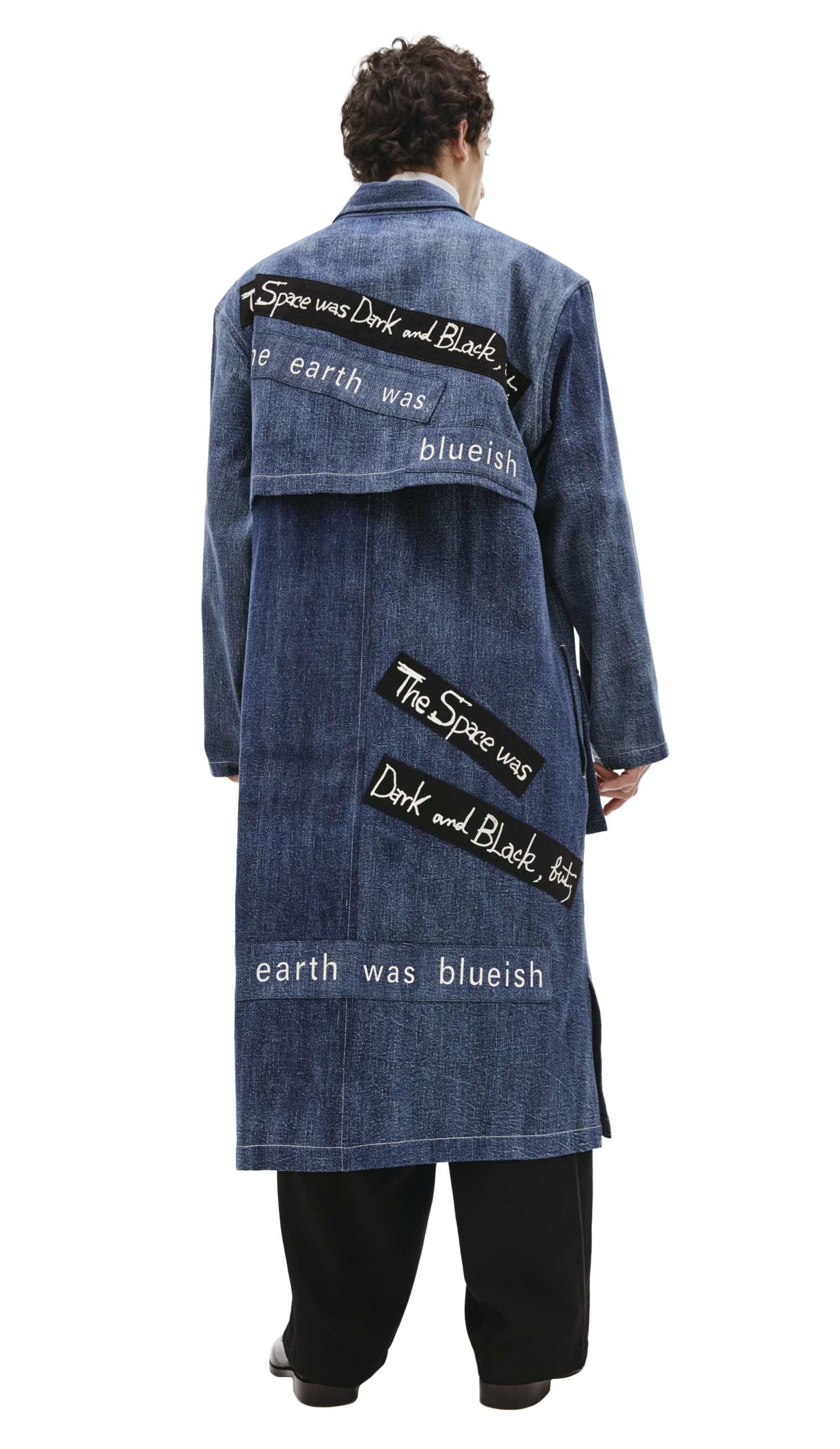 Yohji Yamamoto Blue Denim Coat