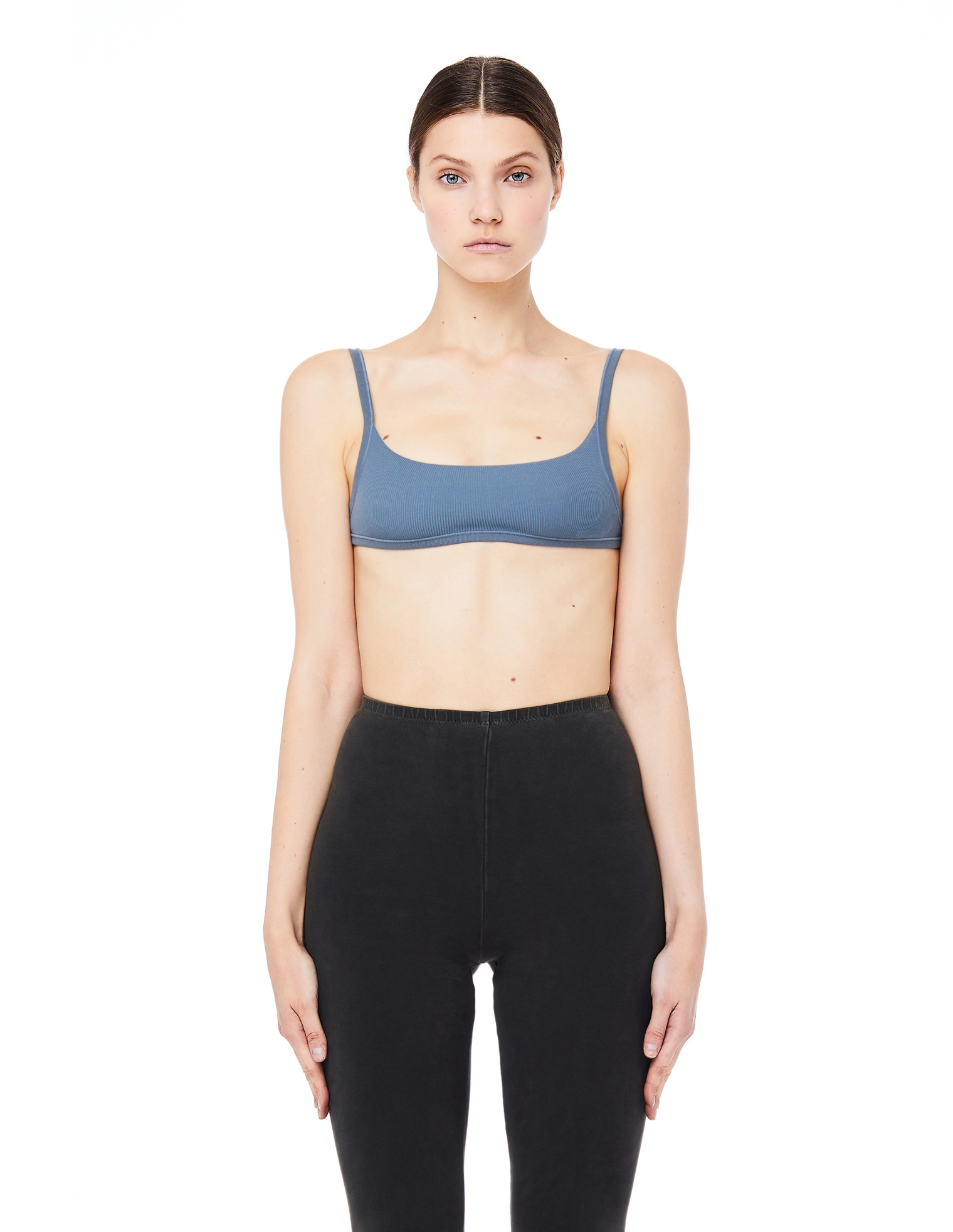 Yeezy Knit String Bra in Glacier