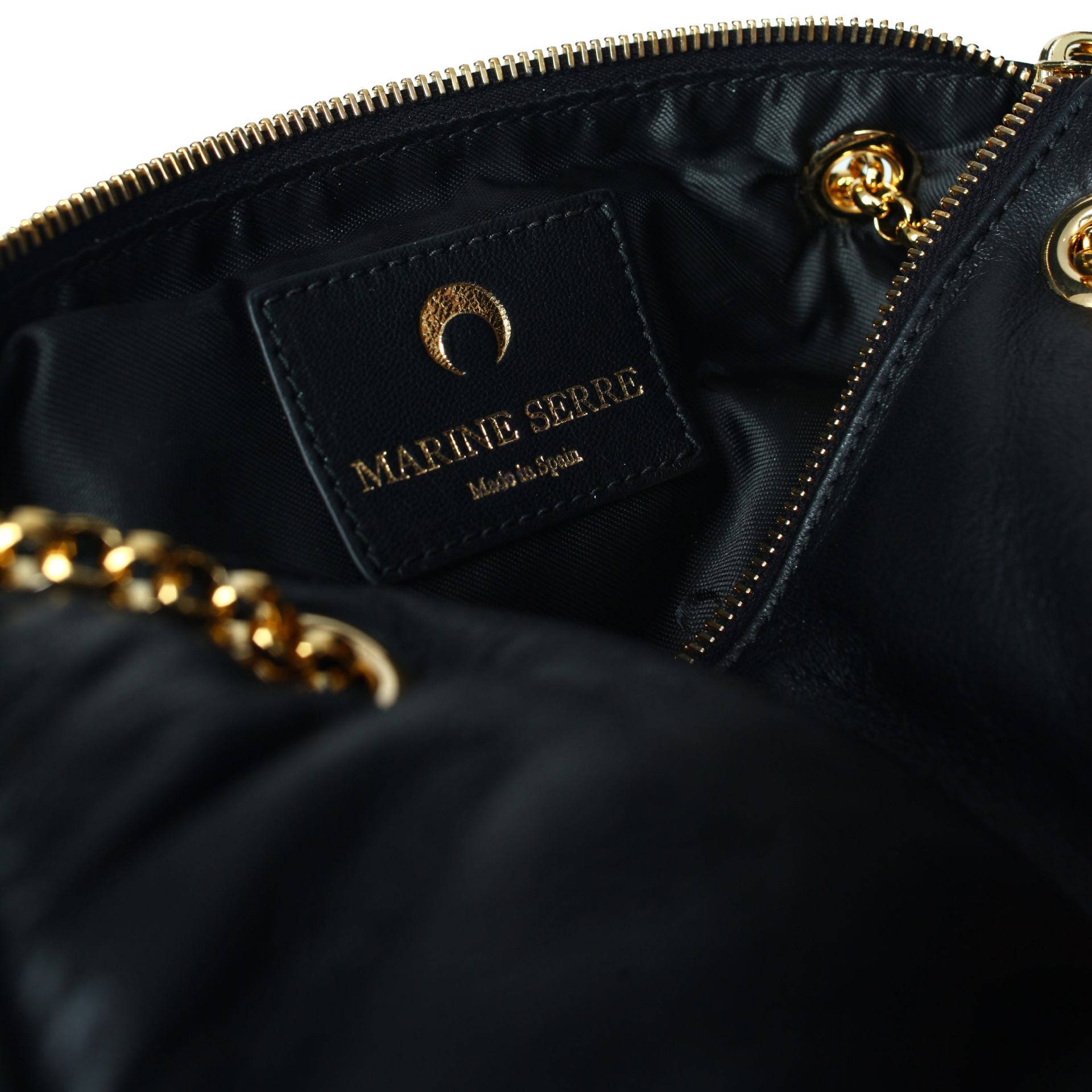 MARINE SERRE Pillow baguette bag