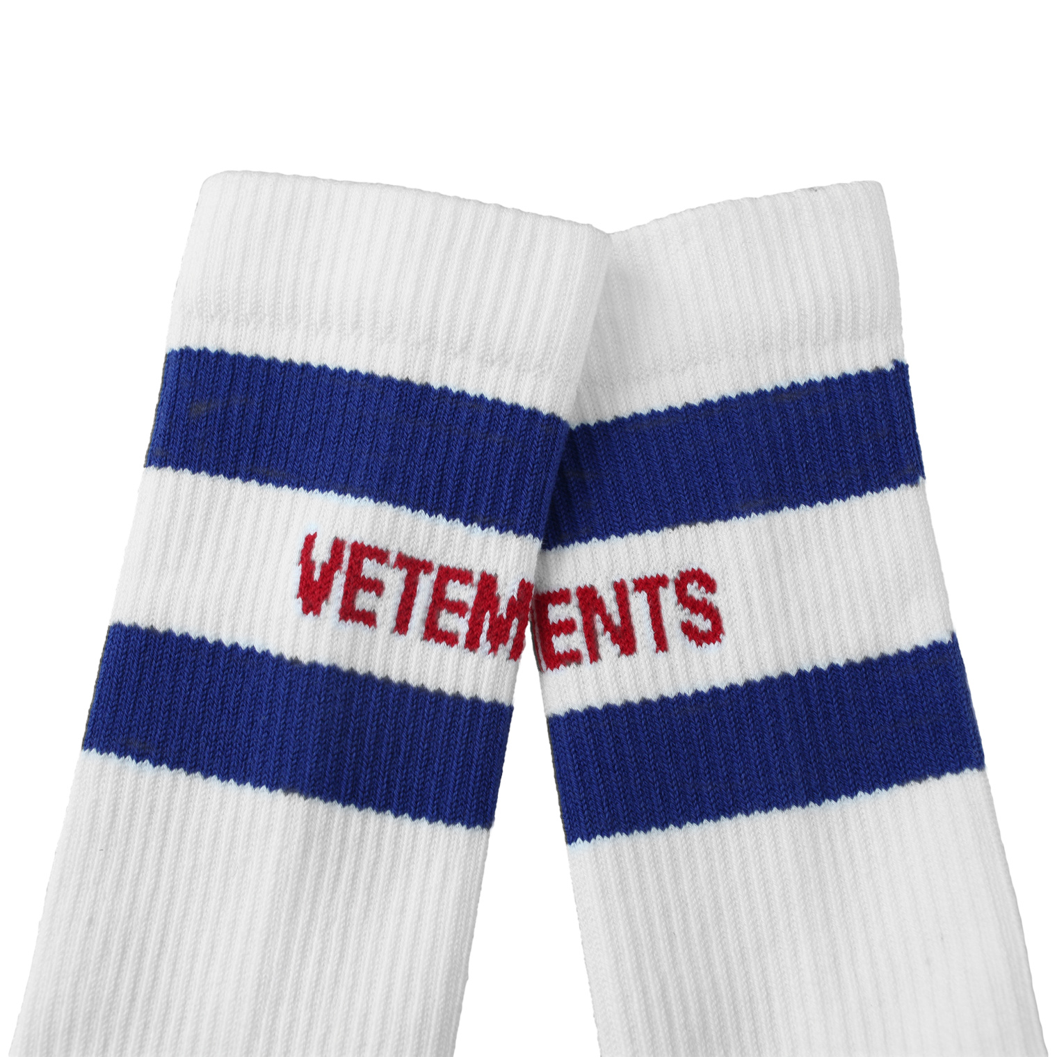 VETEMENTS White logo socks