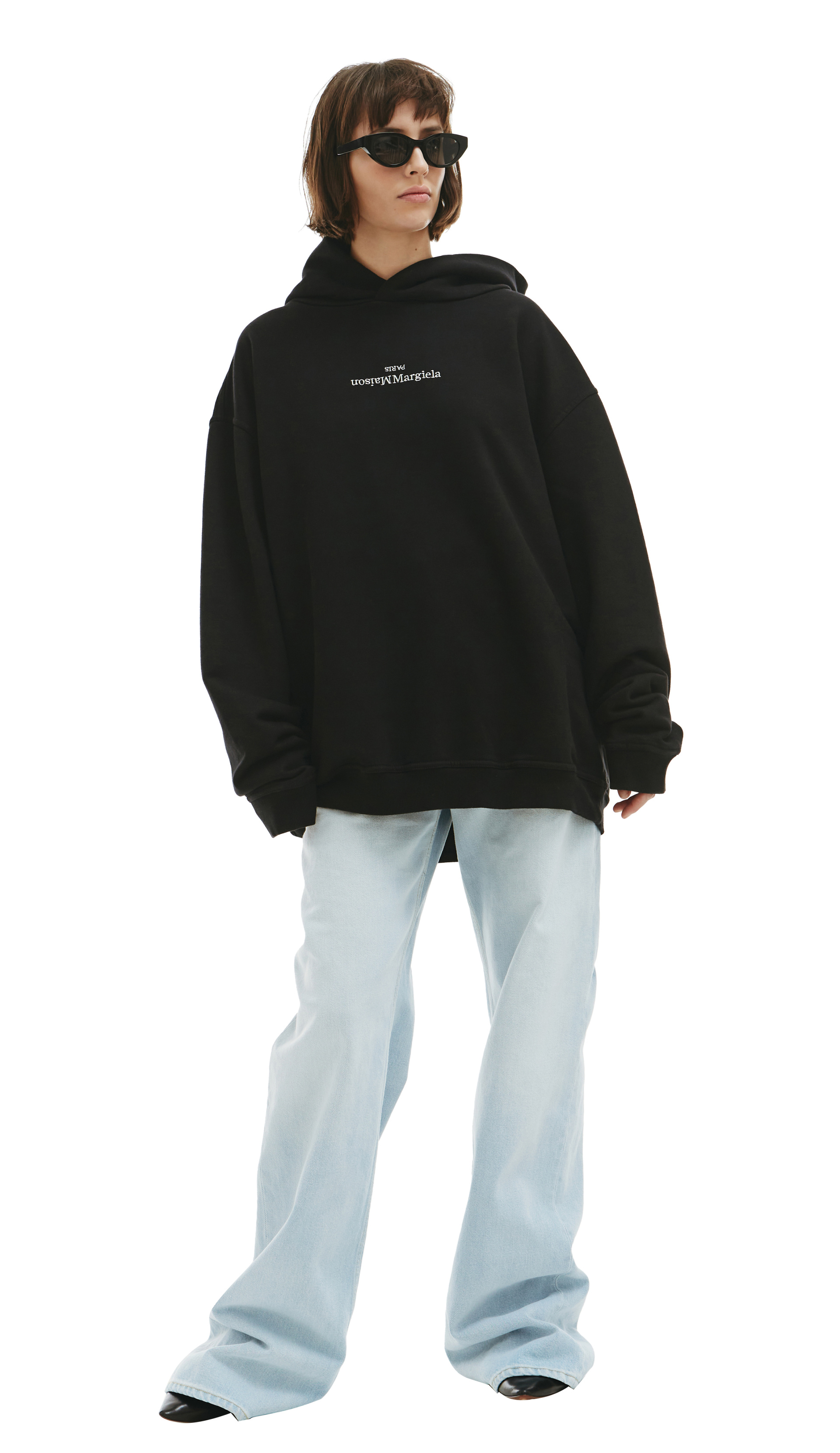 Maison Margiela Logo Cotton Hoodie