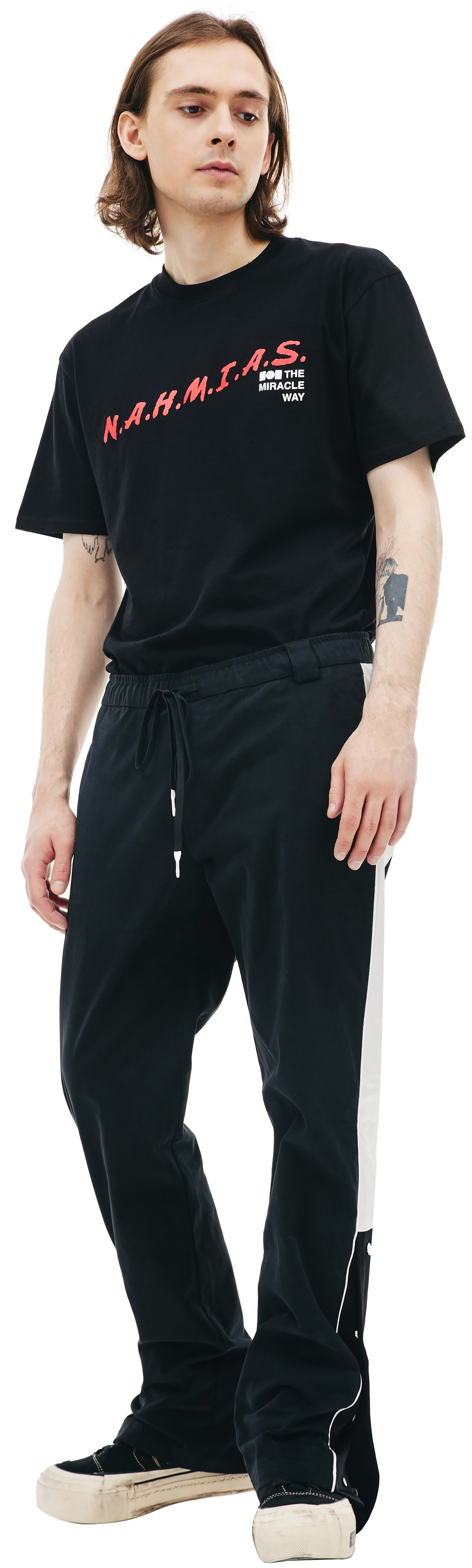 Nahmias Black drawstring sweatpants