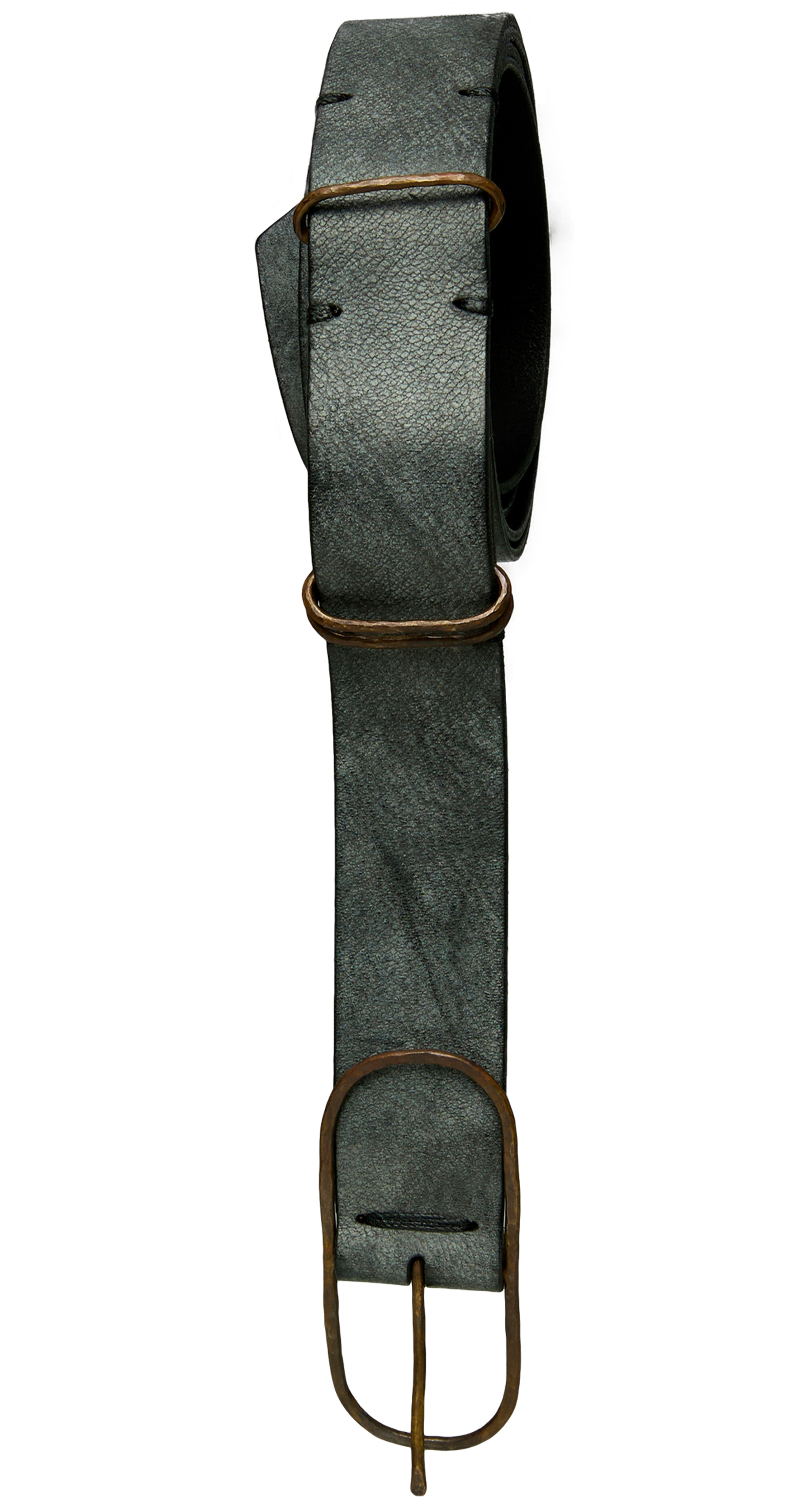 Ziggy Chen Black leather belt