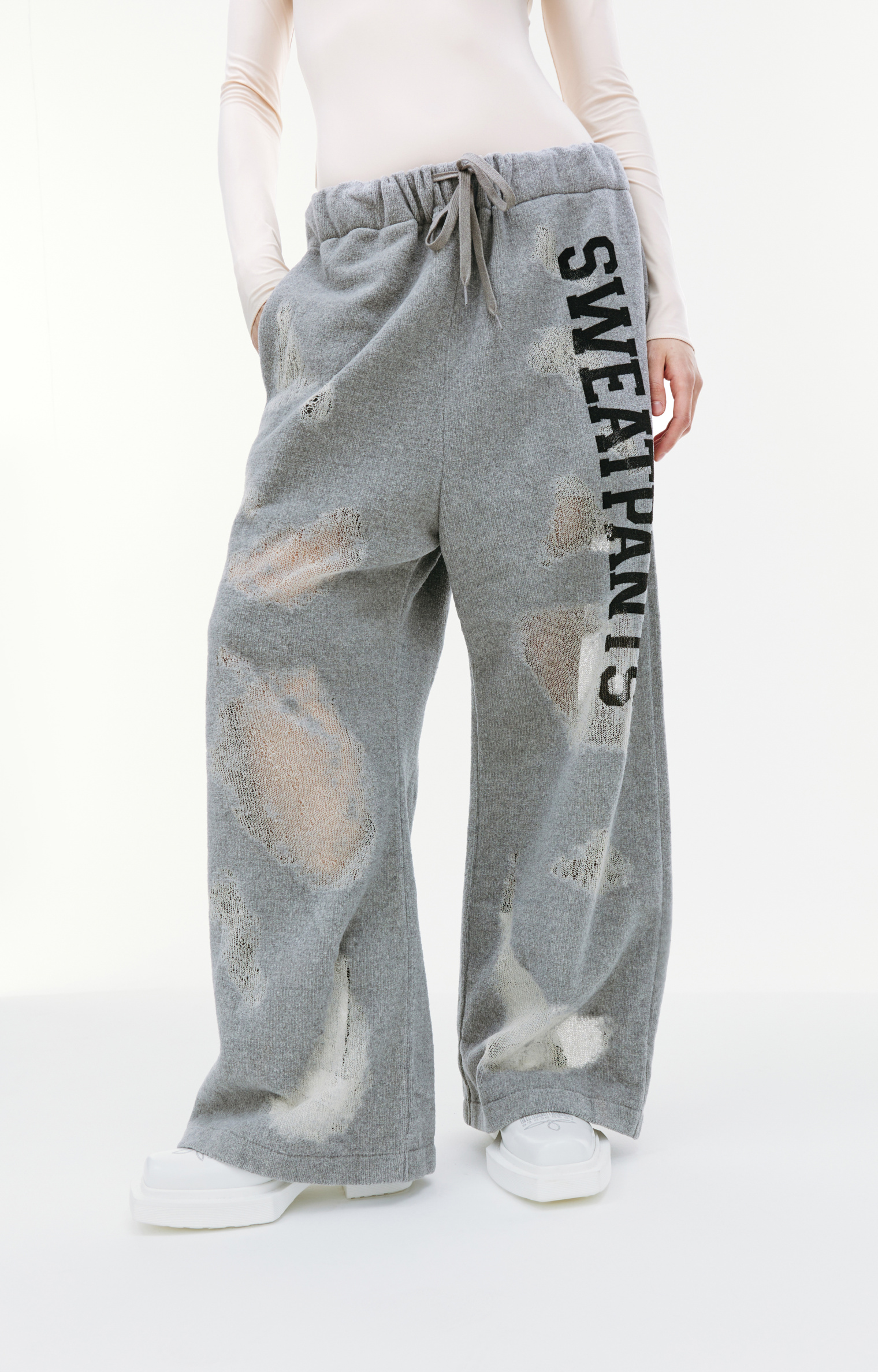 Doublet Ripped off knit sweatpants