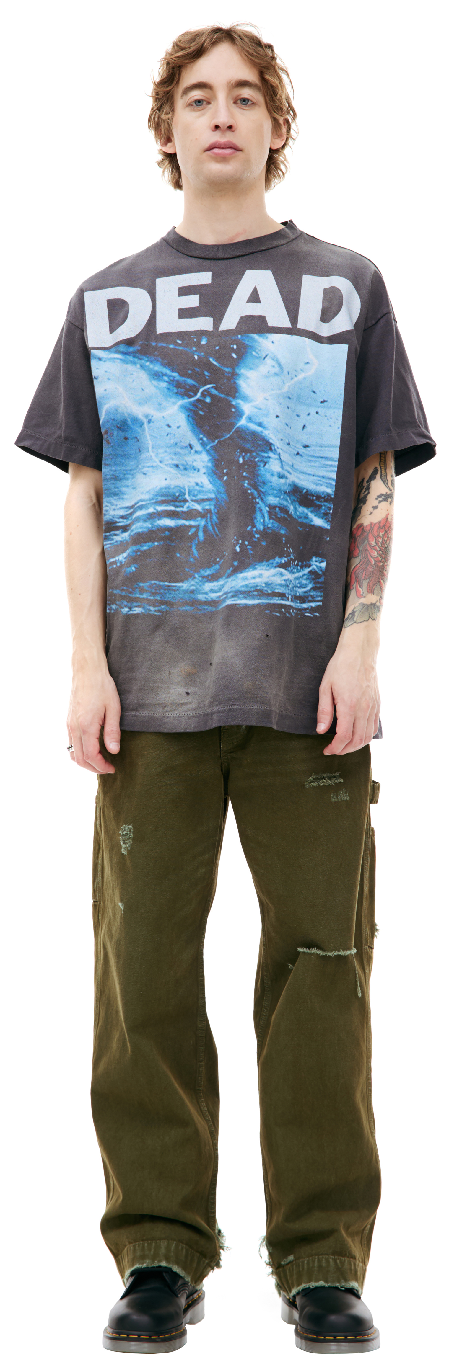 Saint Mxxxxxx DEAD printed t-shirt